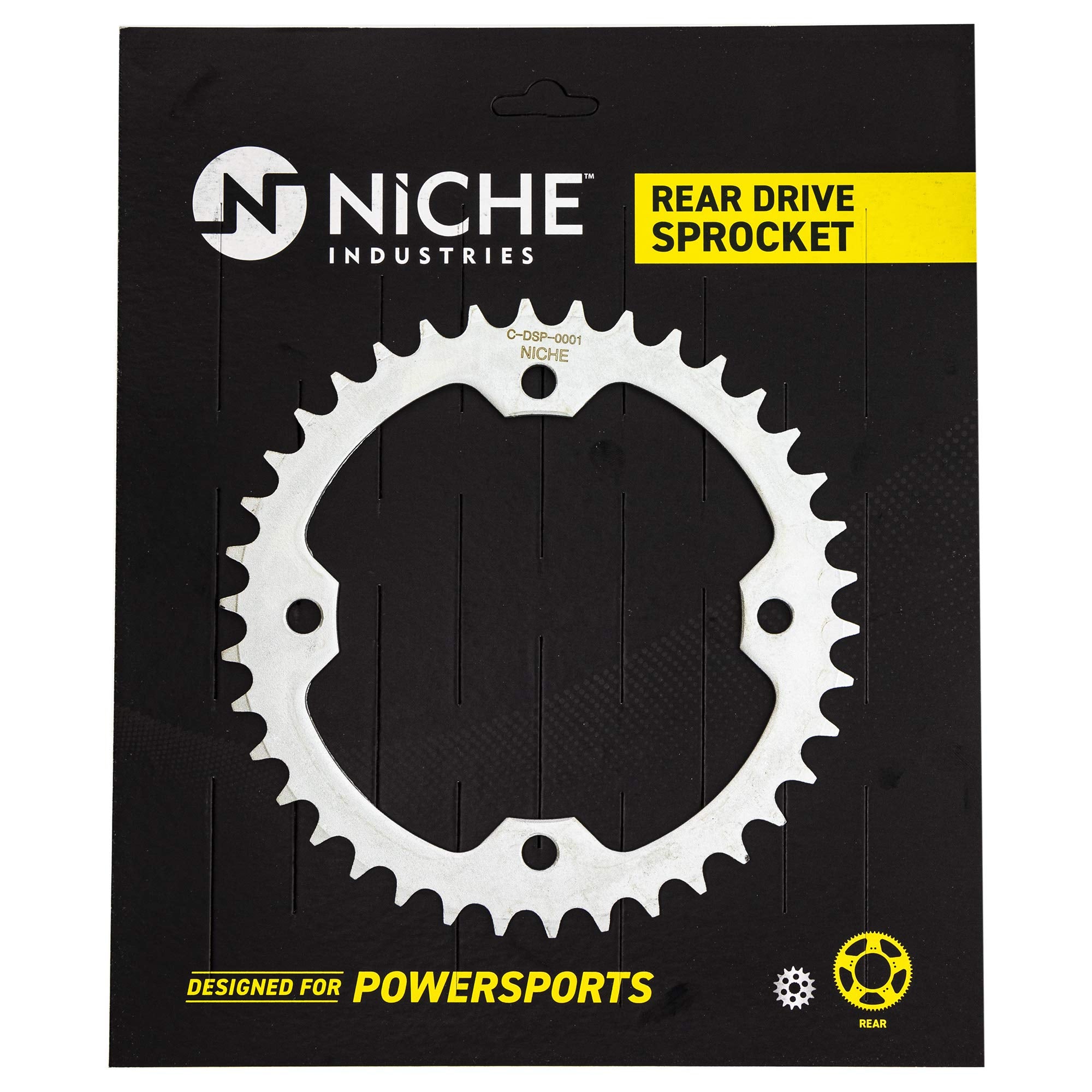 Niche Drive Sprocket Chain Combo For Yamaha Raptor 700 Yfz450R Front 14 Rear 38 Tooth 520V-X X-Ring 98 Links