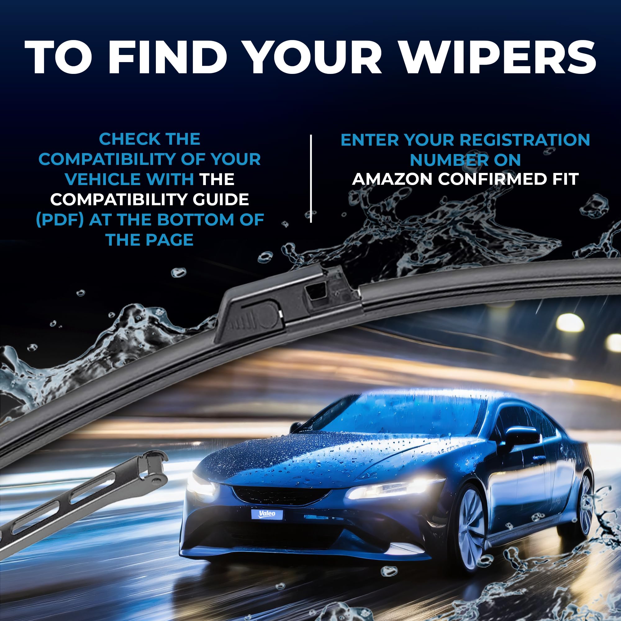 Valeo 574340 (Vm304) Silencio X-Trm Wiper Blade Set - 21''/19'' (Pack Of 2)