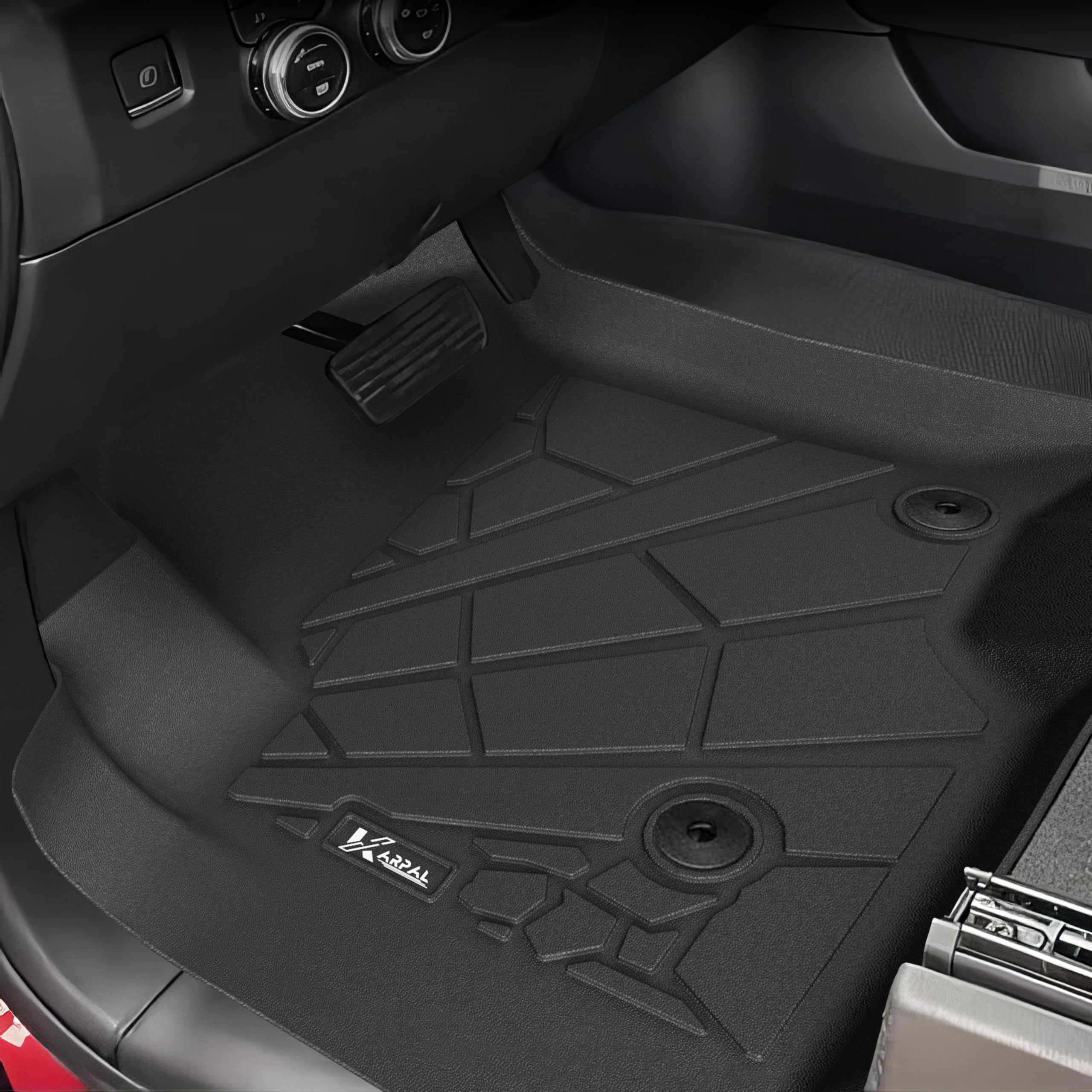 Karpal Floor Mats For 2019-2025 Chevy Silverado 1500/Gmc Sierra 1500, 2020-2025 Chevrolet Silverado/Gmc Sierra 2500Hd/3500Hd Cre