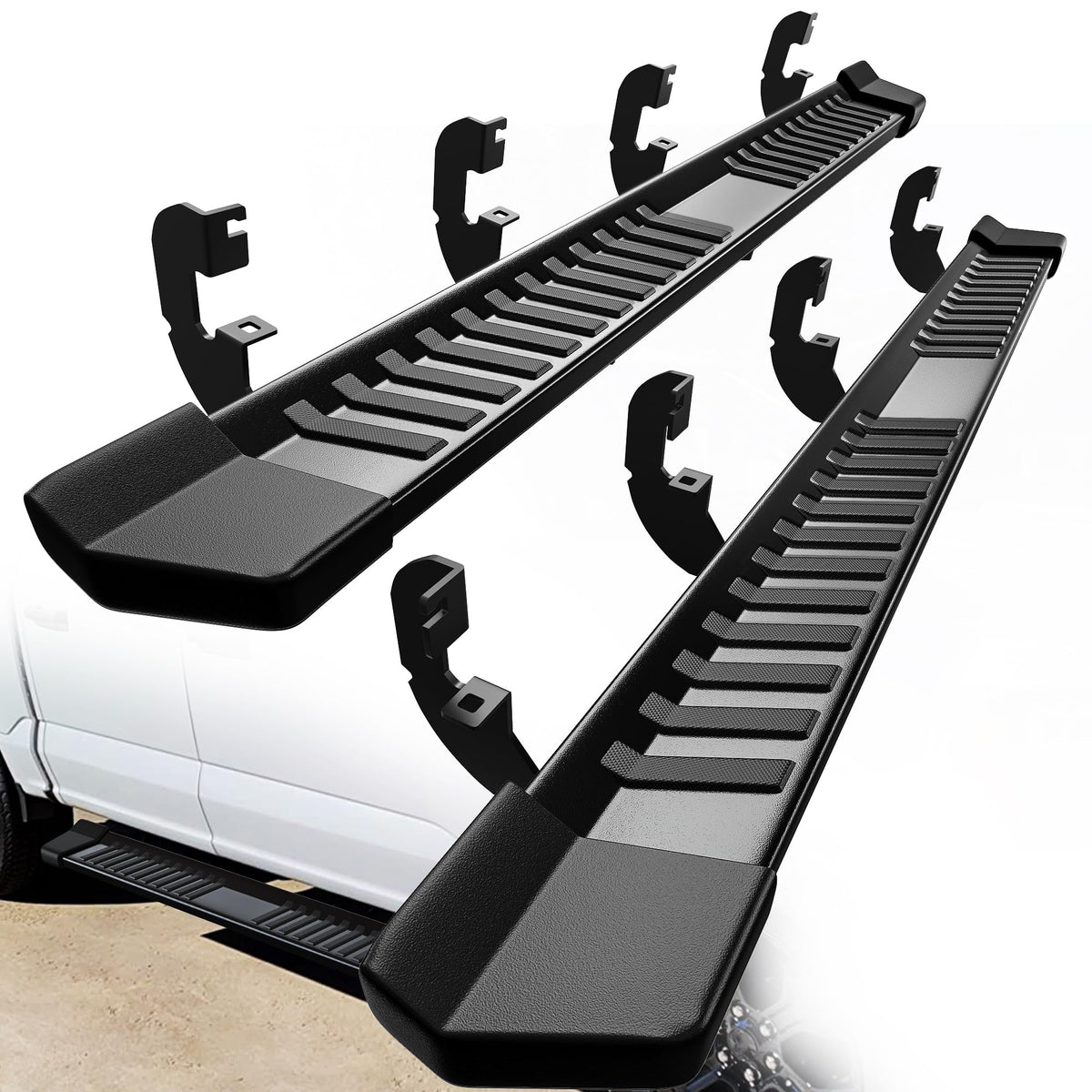 Yitamotor 6 Inches Running Boards Compatible With 2019-2025 Chevy Silverado/Gmc Sierra 1500 Crew Cab, 2020-2025 2500Hd 3500Hd Cr