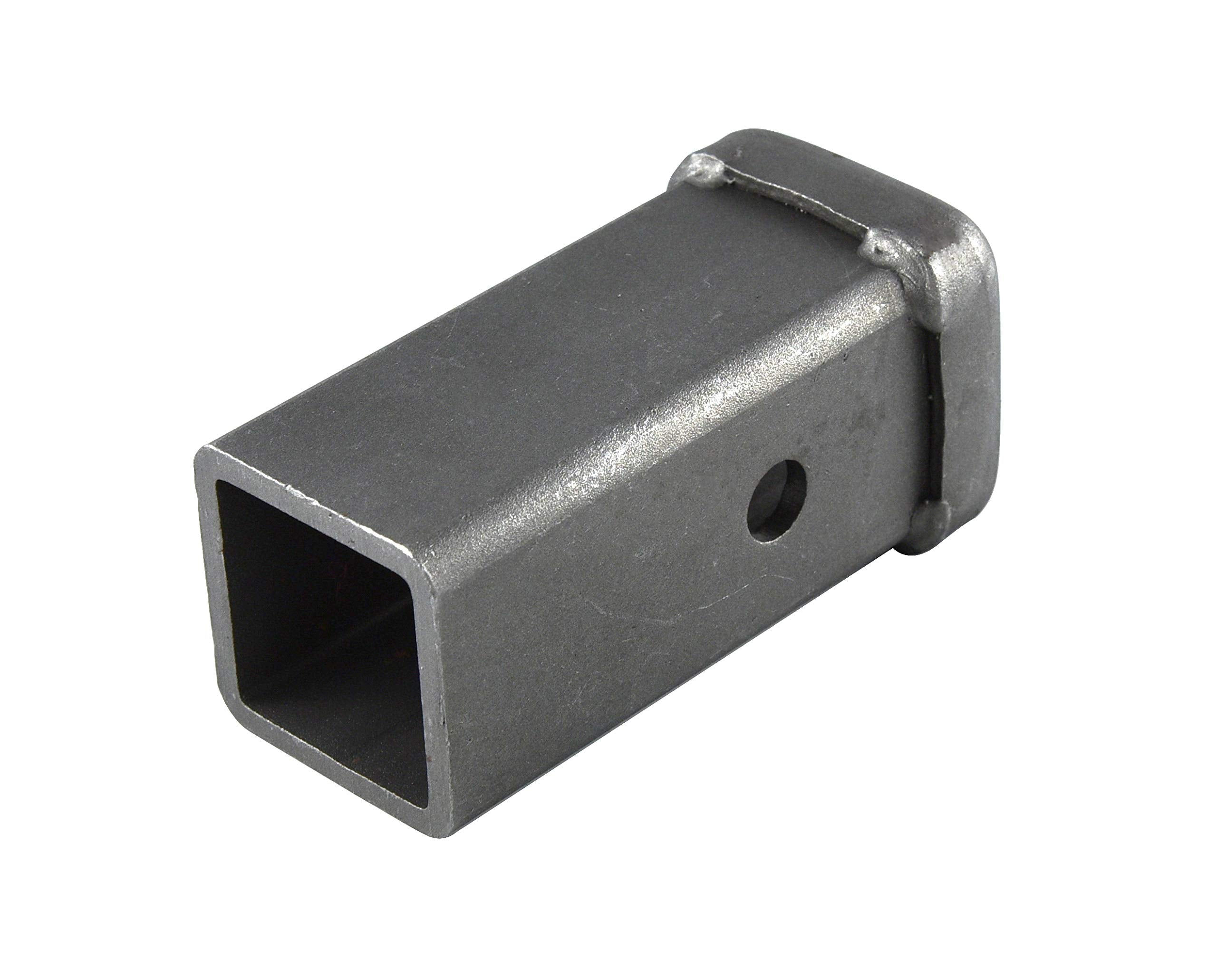 Toptow 64453-2 Trailer Hitch Receiver Tube 2-Inch X 6-Inch Length Storage Box, Weld On Raw Steel, 2 Packs…