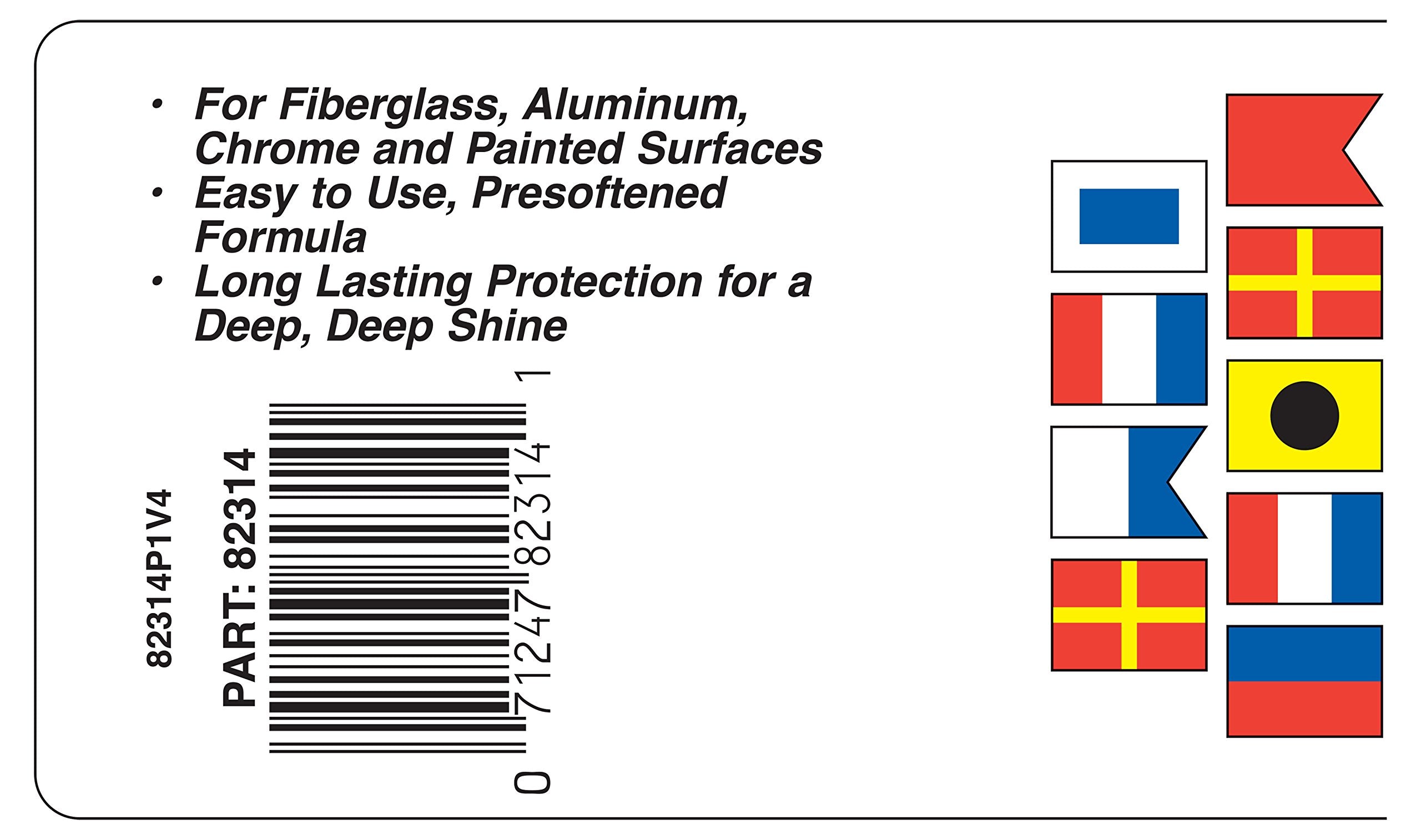 STAR BRITE Presoftened Paste Wax - 14 OZ, High-Gloss Shine, UV Protection, For Fiberglass, Aluminum, Chrome & Painted Surfaces (082314)