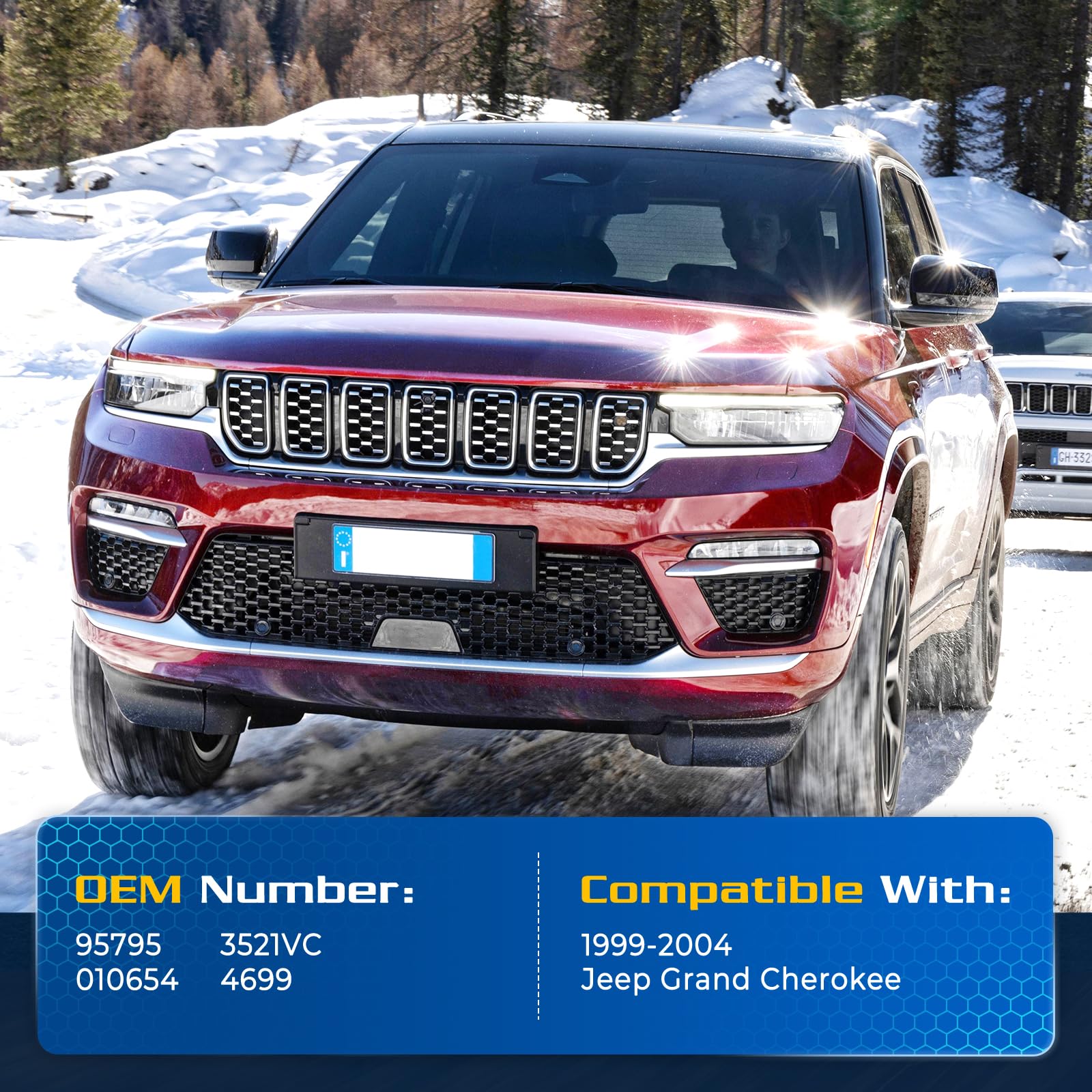 Arana Trunk Struts Lift Support For Jeep Grand Cherokee 1999-2004, Rear Hatch Replacement Shocks Fits 1999-2004 Cherokee Base/La