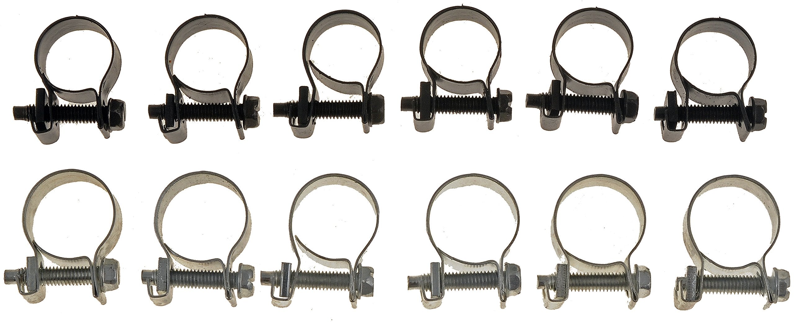 Dorman 55172 Fuel Injector Hose Clamps - Range 9/16 To 5/8 In. (14 To 16Mm), 12 Pack Universal Fit