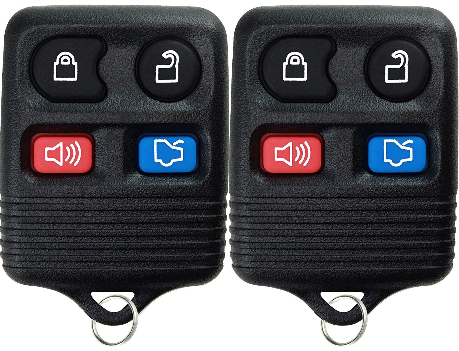 2 Keylessoption Replacement Keyless Entry Remote Control Key Fob Clicker Transmitter - Black