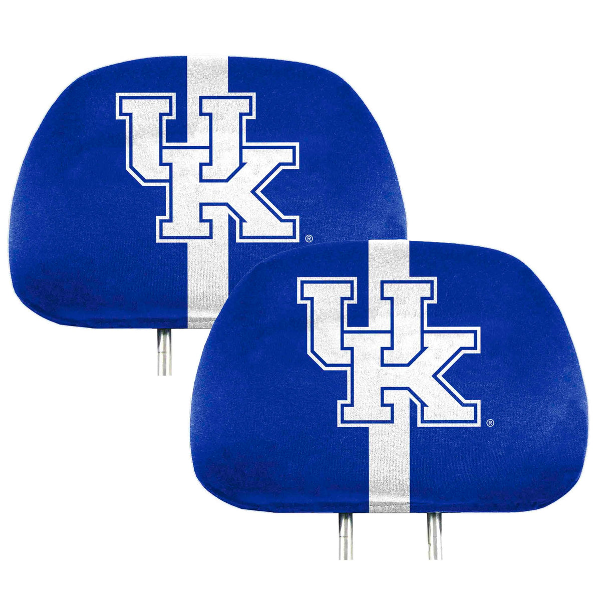FANMATS 62051 Kentucky Wildcats Printed Head Rest Cover Set - 2 Pieces