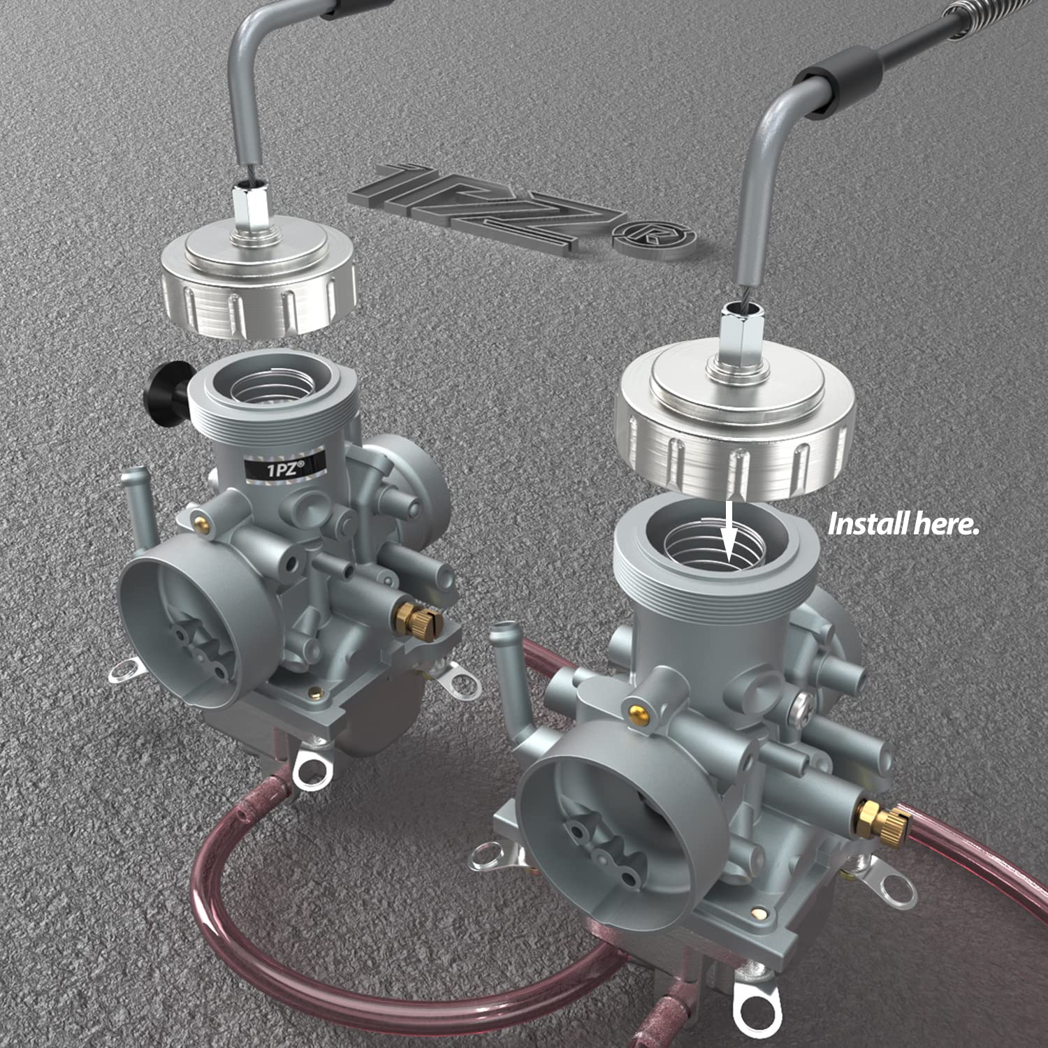 1Pz Ys2-Tc1 Tors Removal Eliminator Throttle Cable Caps Replacement For Yamaha Banshee 350 Yfz350 1987-2006 Atv 2Gu-26260-02-00