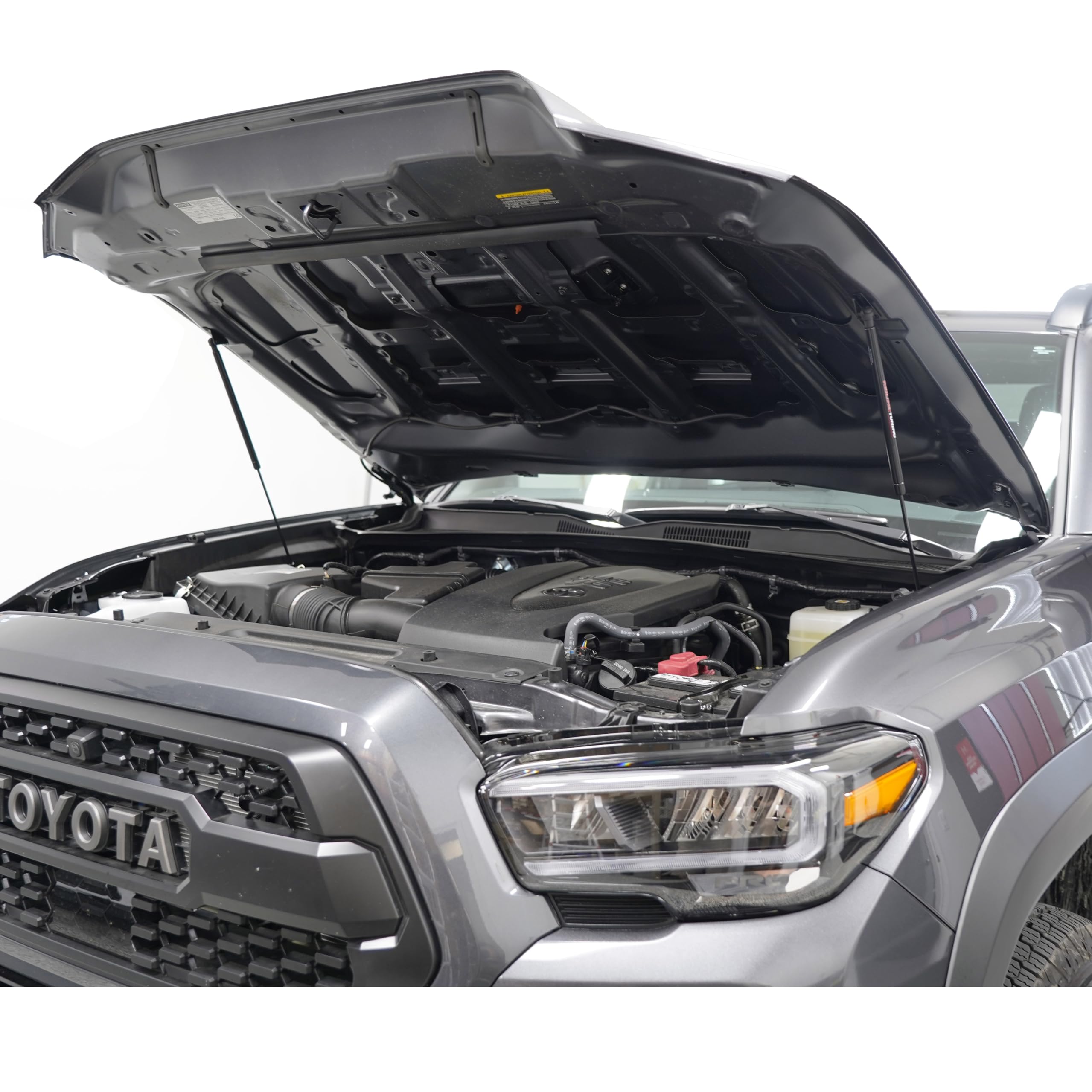 Redline Tuning Hood Quicklift Plus System for Toyota Tacoma 2016-2023, Black Components, Model 21-27015-02