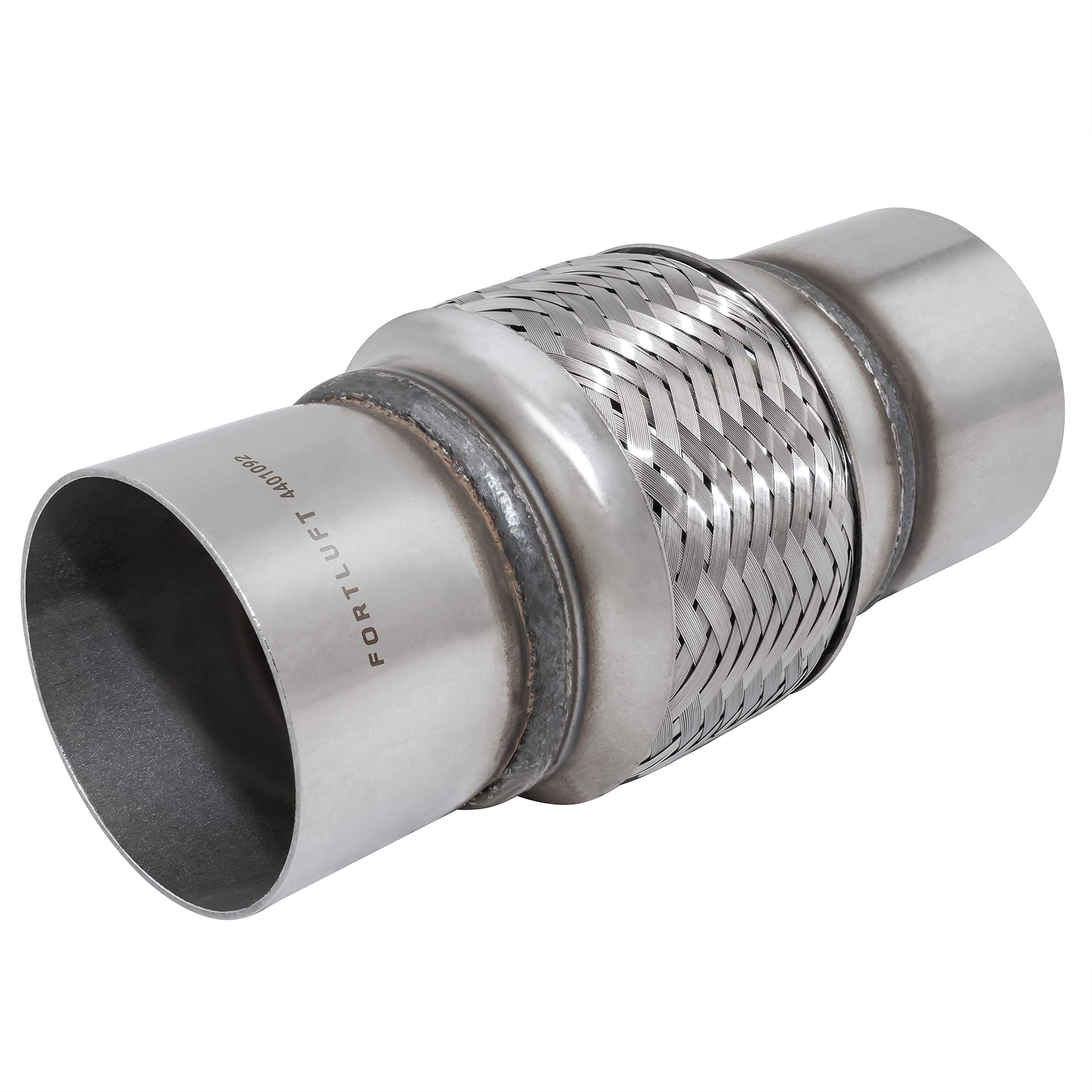 Fortluft Exhaust Flex Connector Pipes & Bellows (Connector With Extension Pipes, 3.00''X4.00''X8.00''/76X102X203Mm)