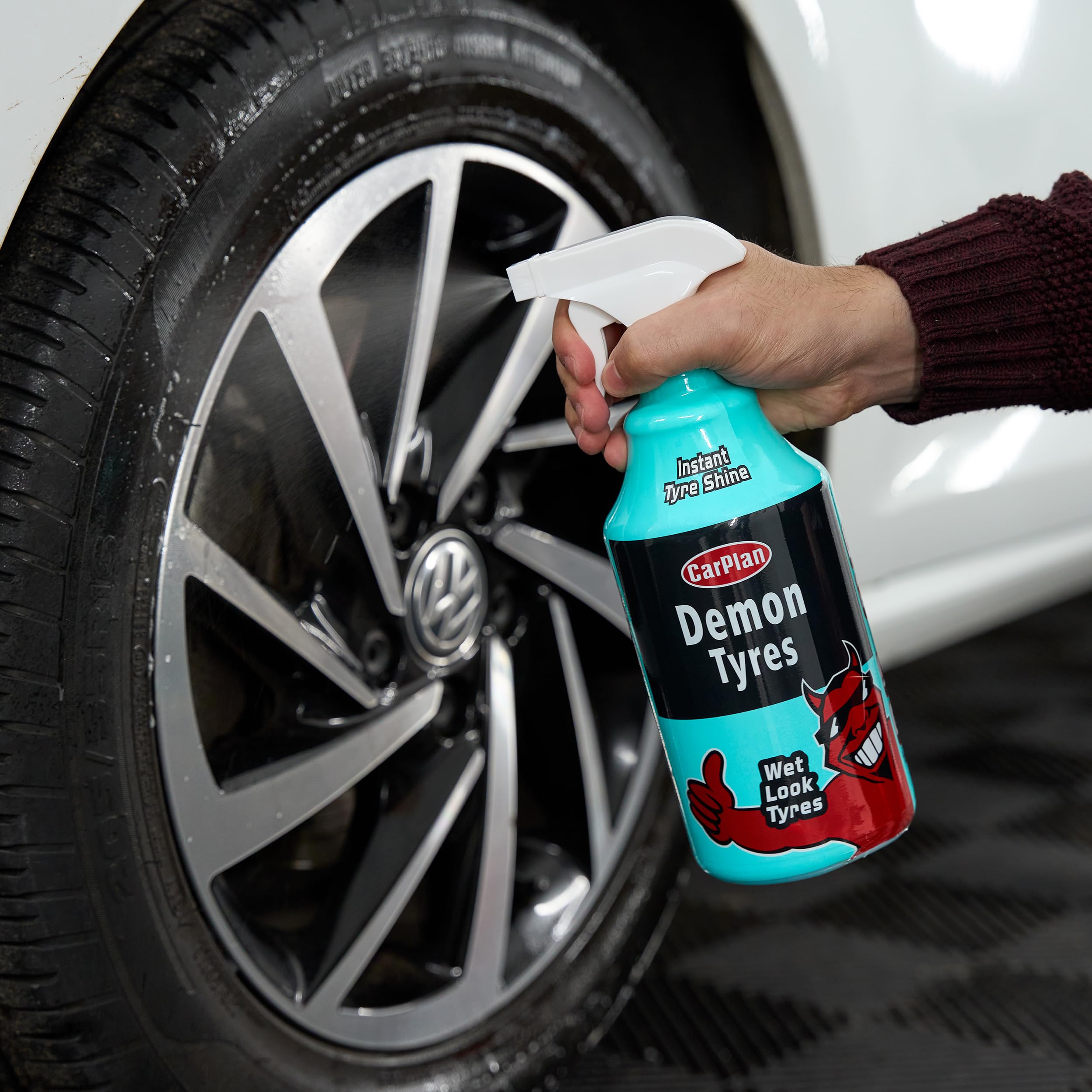 Carplan Demon Tyres, Wet Look Tyres, 34 Fl Oz