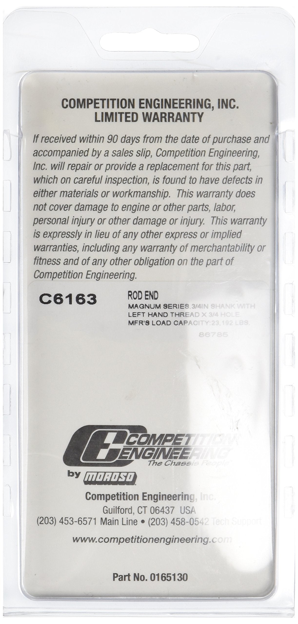 Comp.Eng/Mor Competition Engineering C6163 Suspension Rod End