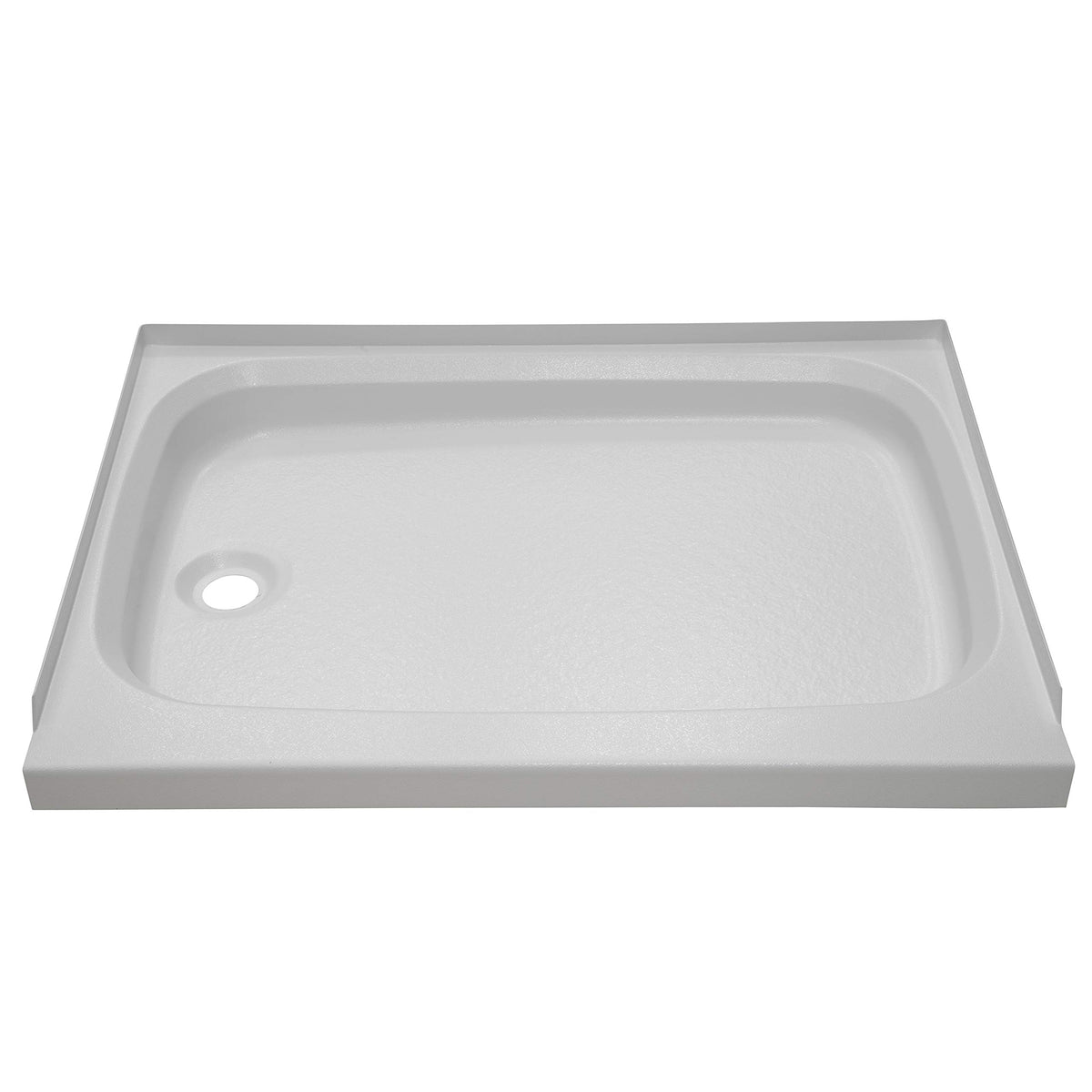 Lippert Components Replacement Shower Pan with Left Drain, Scratch-Resistant ABS Acrylic for RVs, Travel Trailers, 5th Wheels an