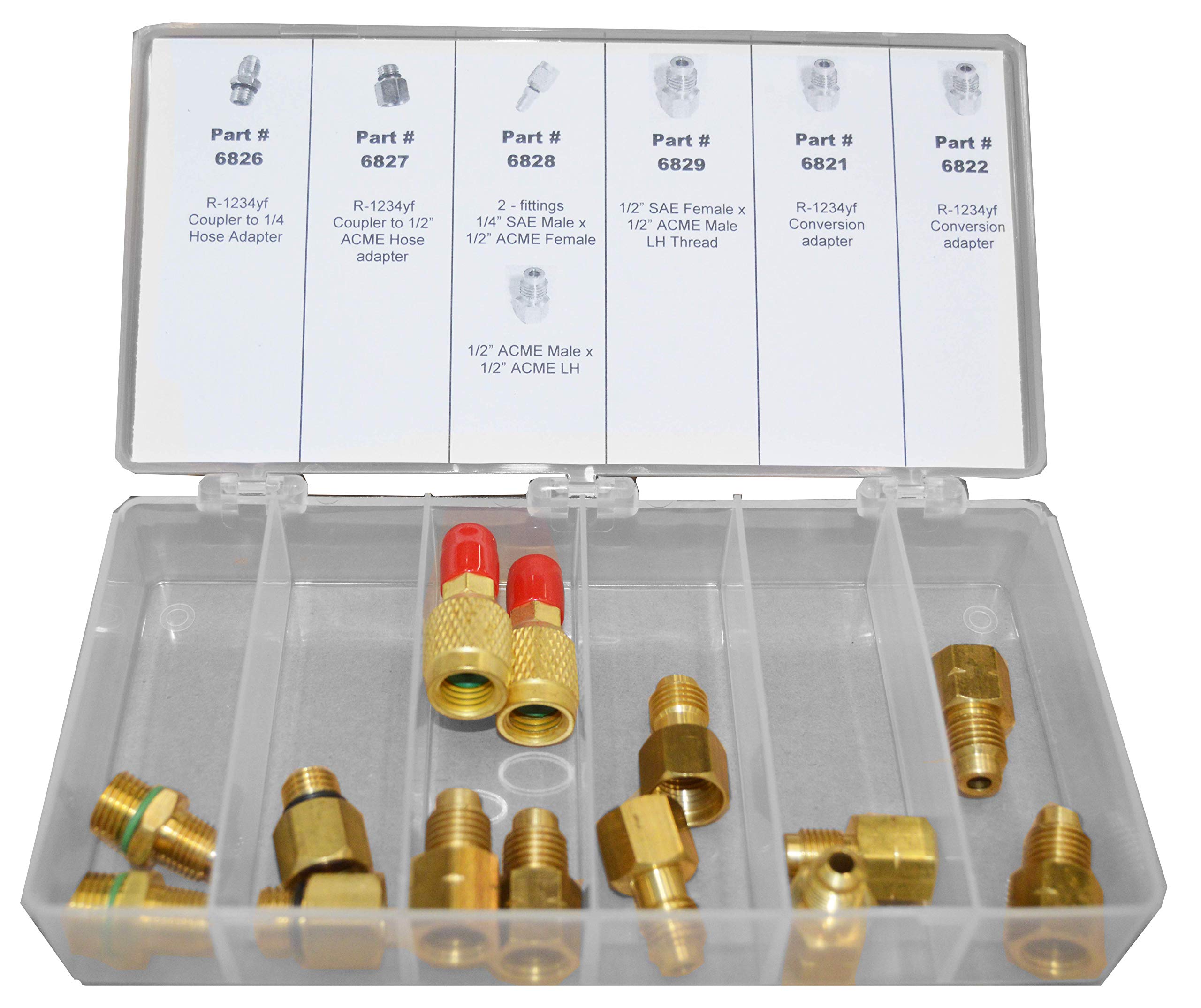 FJC 6072yf R-1234yf Manifold/Hose Adapter Assortment