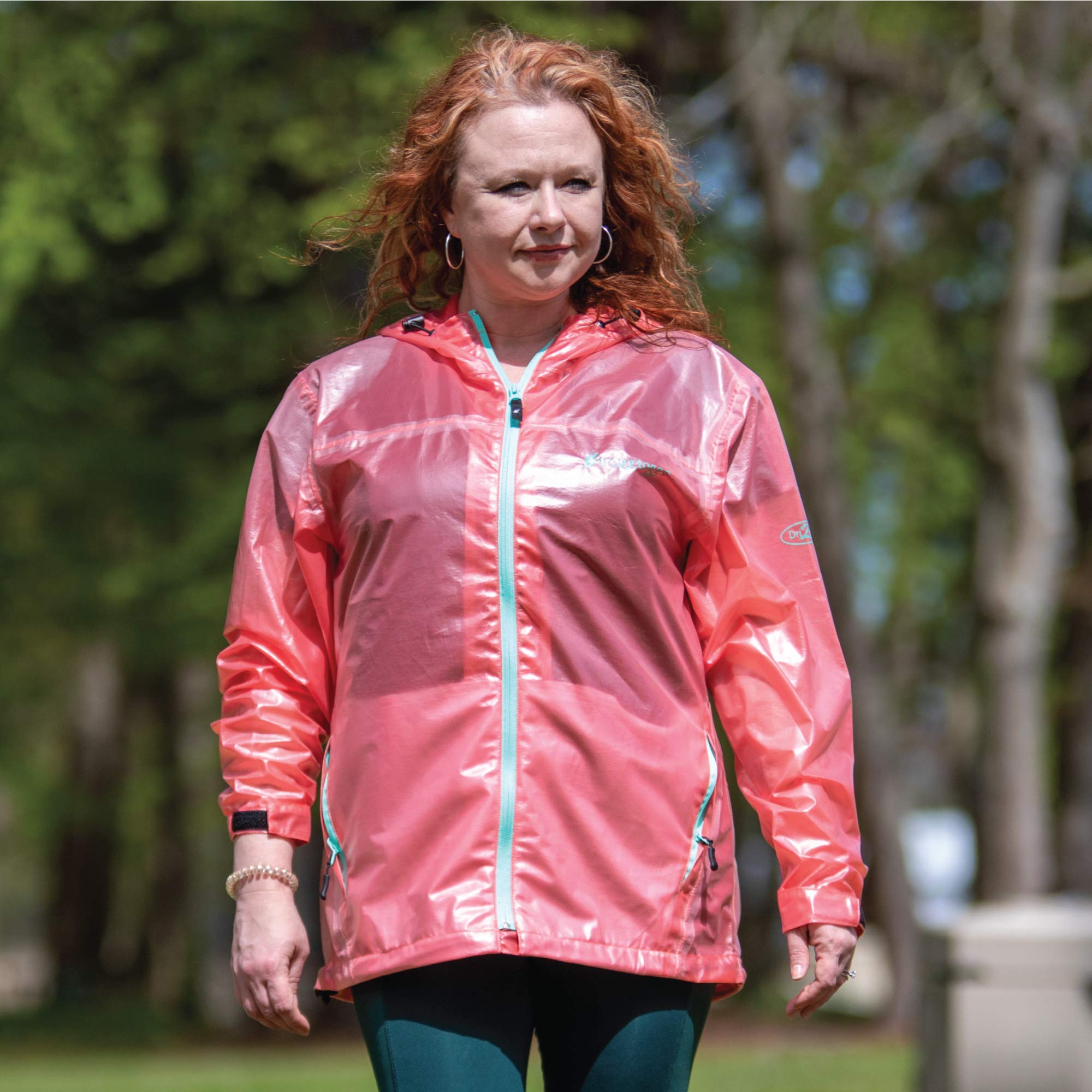 Frogg Toggs Women'S Xtreme Lite Packable Waterproof Breathable Rain Jacket, Coral, Large