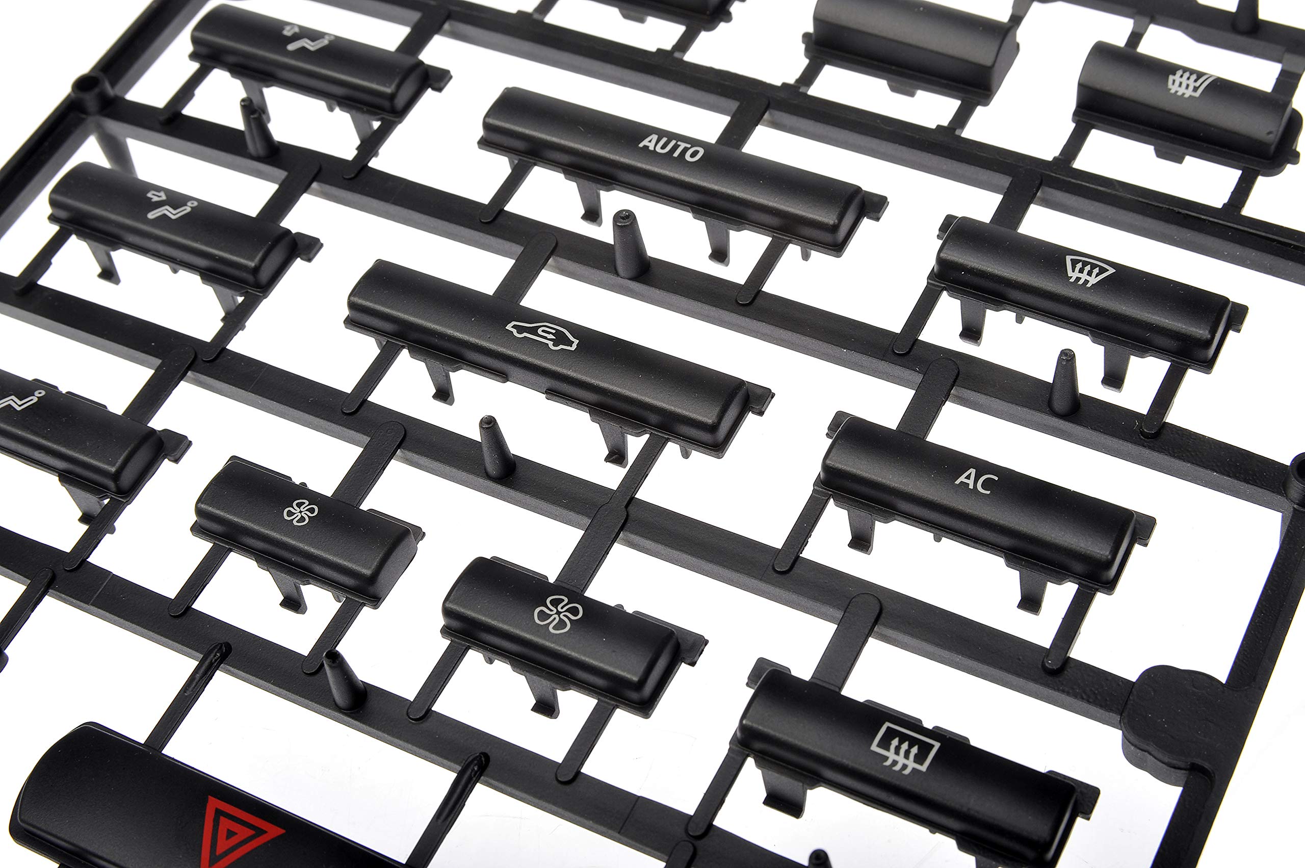 Dorman 76833 Hvac Control Button Kit For Select Saab Models, Black