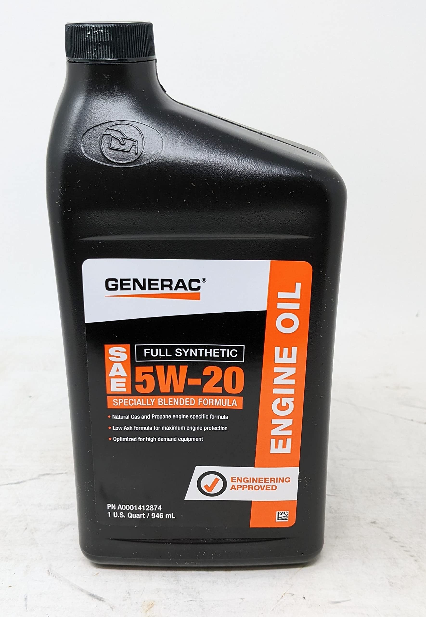 Generac 5W-20 Full Synthetic Oil Change Kit 2 Quarts oil and Filter