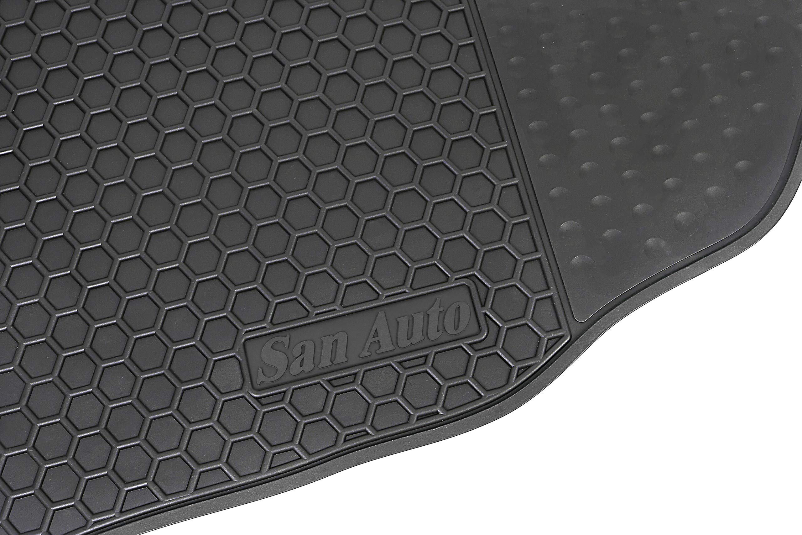 San Auto Car Rubber Floor Mat Custom Fit For Toyota Rav4 2014 2015 2016 2017 2018 Full Black Auto Floor Liner Mats All Weather P