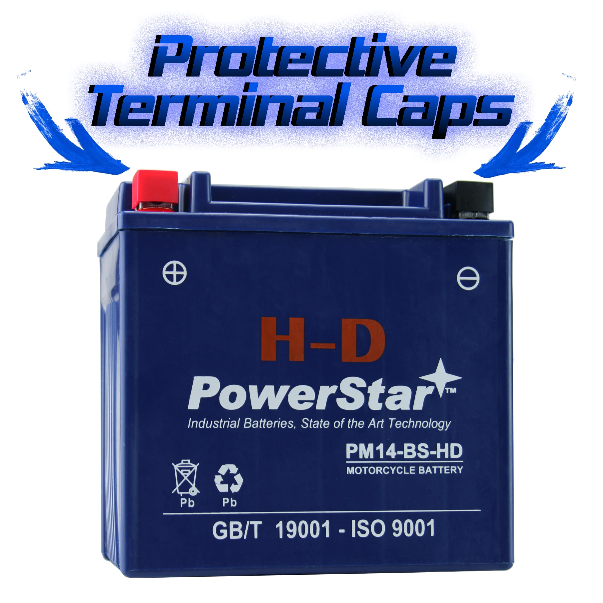 Powerstar Powersport Battery Replacement For Honda 350 Trx350 Rancher 2000-2006