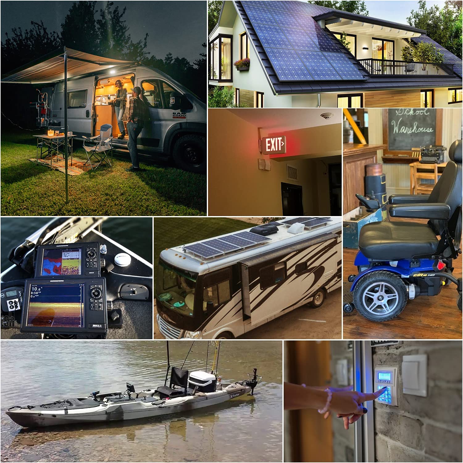 Weize 12V 100Ah Lifepo4 Lithium Battery, Built-In Smart Bms, Low Temperature Protection Group 31 Deep Cycle Battery For Trolling