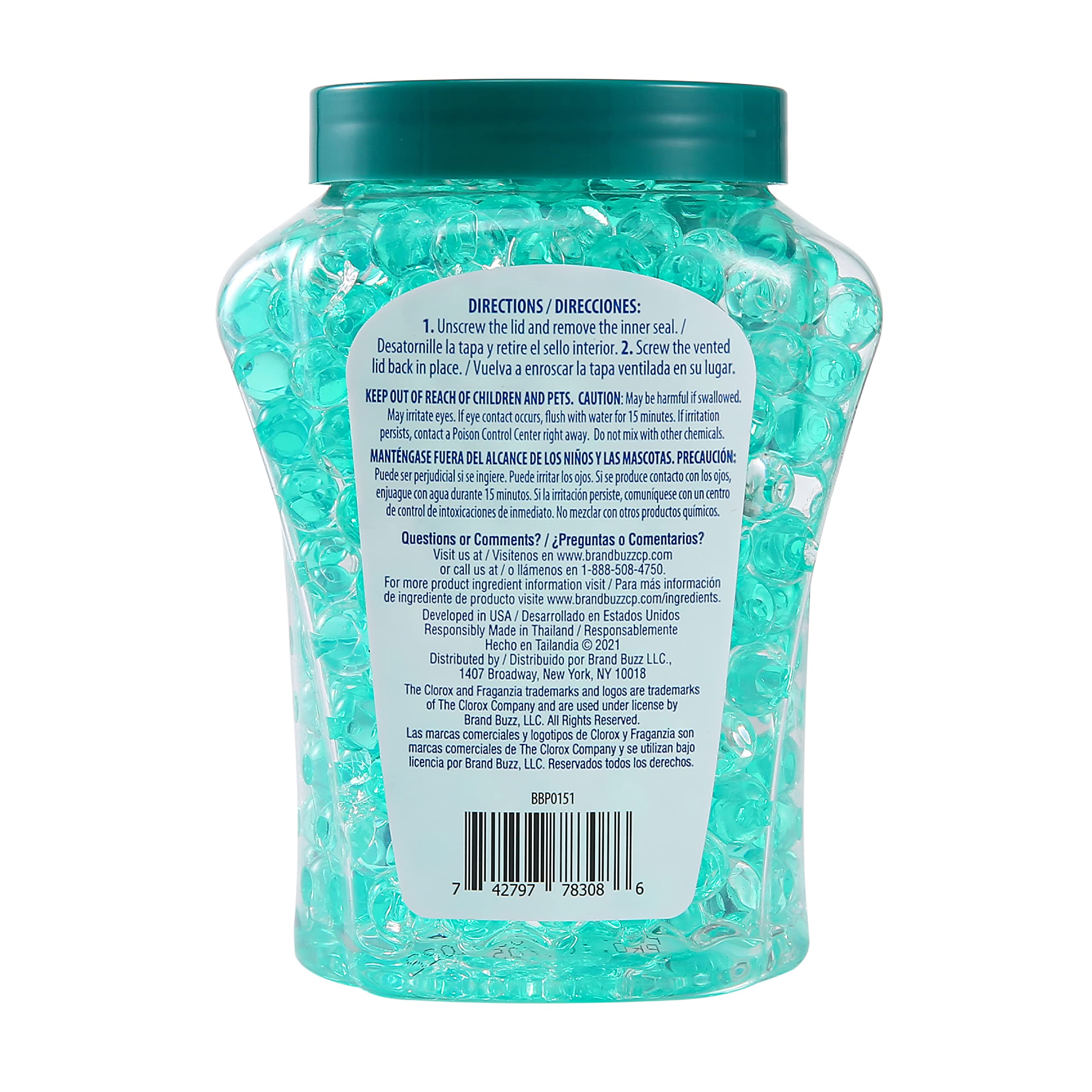 Clorox Fraganzia Aircare Beads Twin Pack Two 12oz Island Orchid LongLasting Air Freshener Beads Gel Beads Air Freshener in Islan