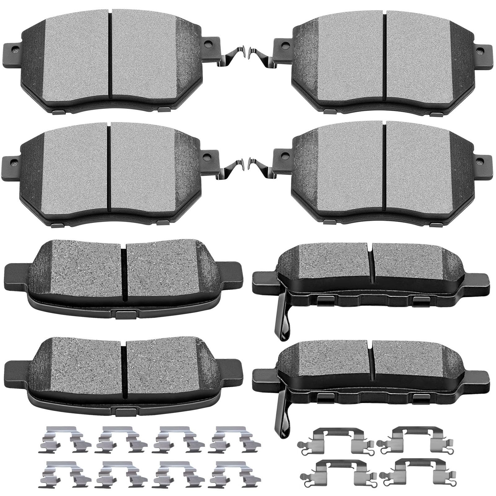 Scitoo D969 D905 Front Rear Ceramic Brake Pads Sets Fit For Infiniti Fx35 03-05,For Infiniti Fx45 03-05,For Nissan Altima 05-06,