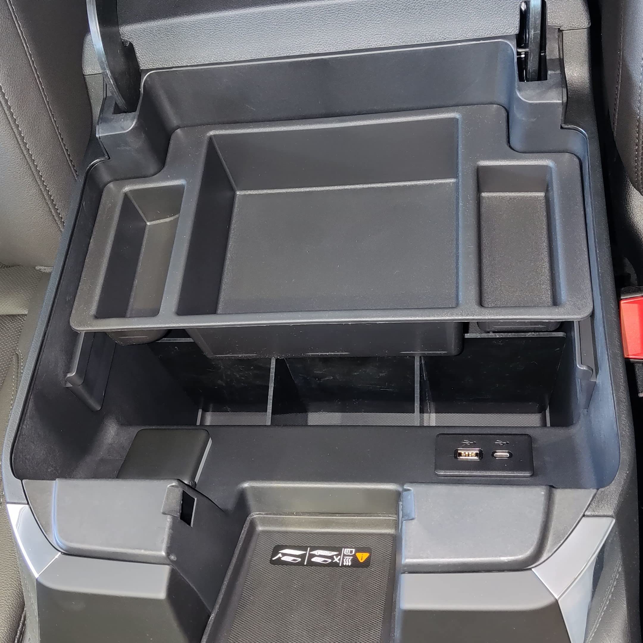Vehicle Ocd - Center Console Organizer For Chevy Silverado 1500 / Gmc Sierra 1500 (2022-2024) (Full Console W/Bucket Seats Only)