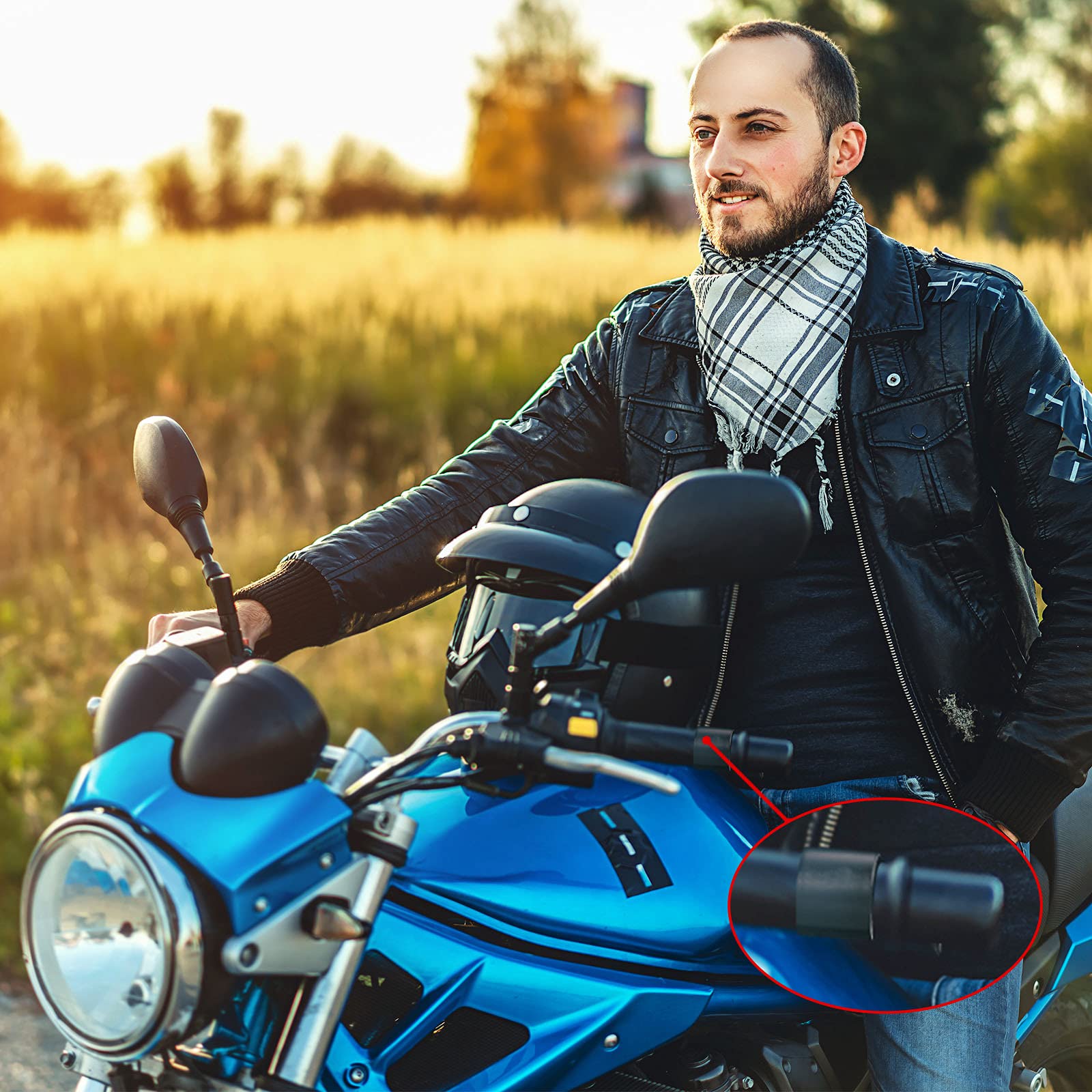 4 Pieces Black Motorcycle Throttle Mounted Motorcycle Throttle Holder Wrist Throttle Assist Rest Control Handlebar Grip Cruise Control Assist For Motorcycles, Scooters, Electric Bike Accessories