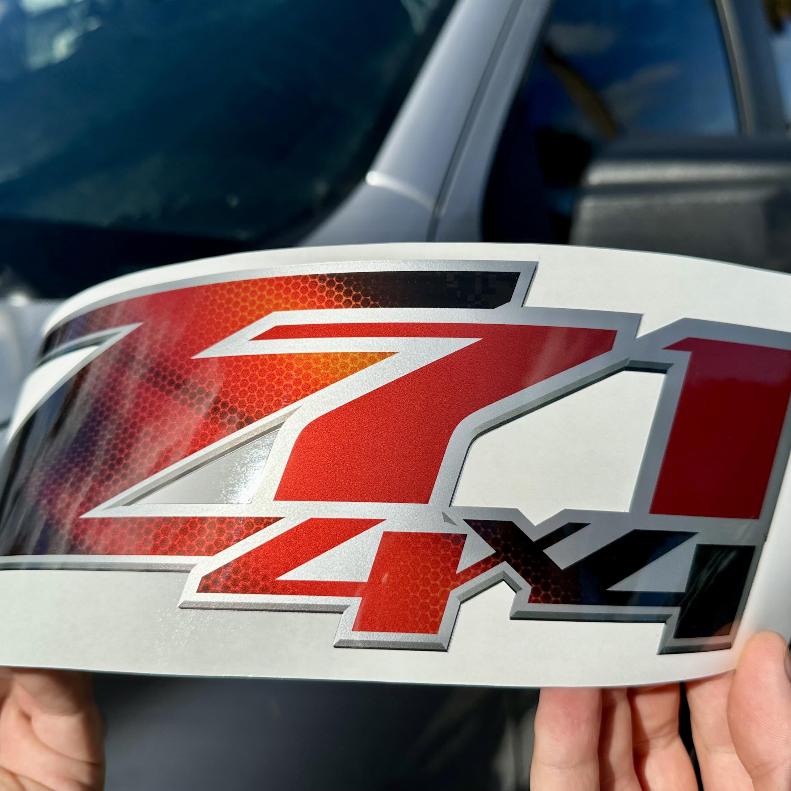Z71 Decal Silverado Stickers Chevy Road Emblem Hd Replacement Side Truck Premium Series (Metallic Finish)