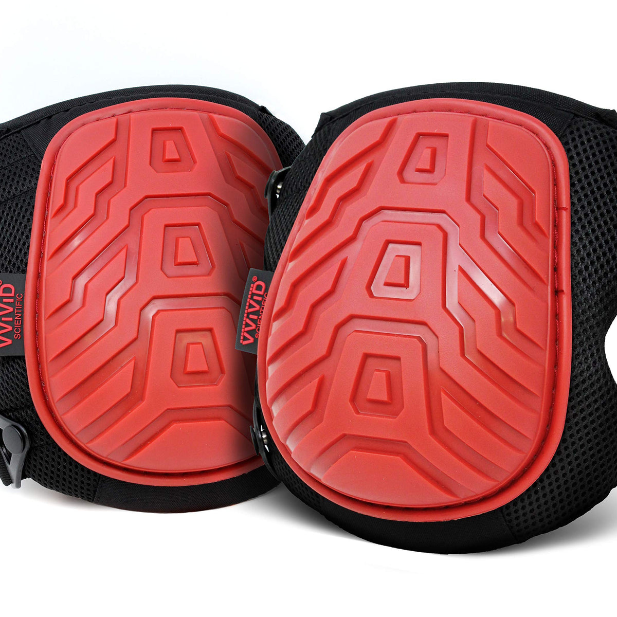 Vvivid Heavy-Duty Knee Pads (Double Strapped Gel Kneepads) WBCARB07P8B3RGX