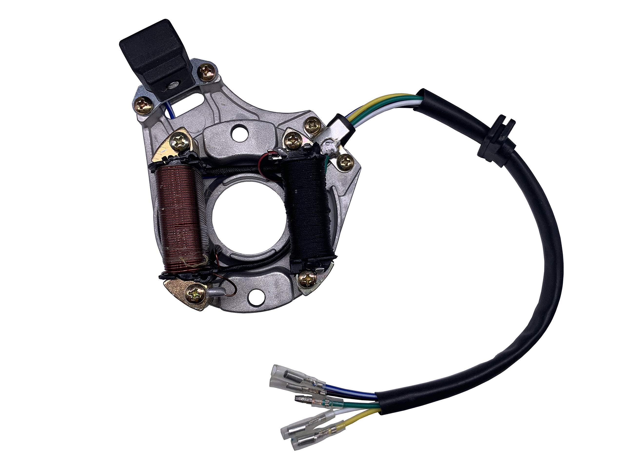 Zsoog 2 Coil Stator Ignition Magneto Plate For Chinese Atv 50Cc 70Cc 90Cc 110Cc 125Cc Quad Dirt Bike For Taotao Sunl