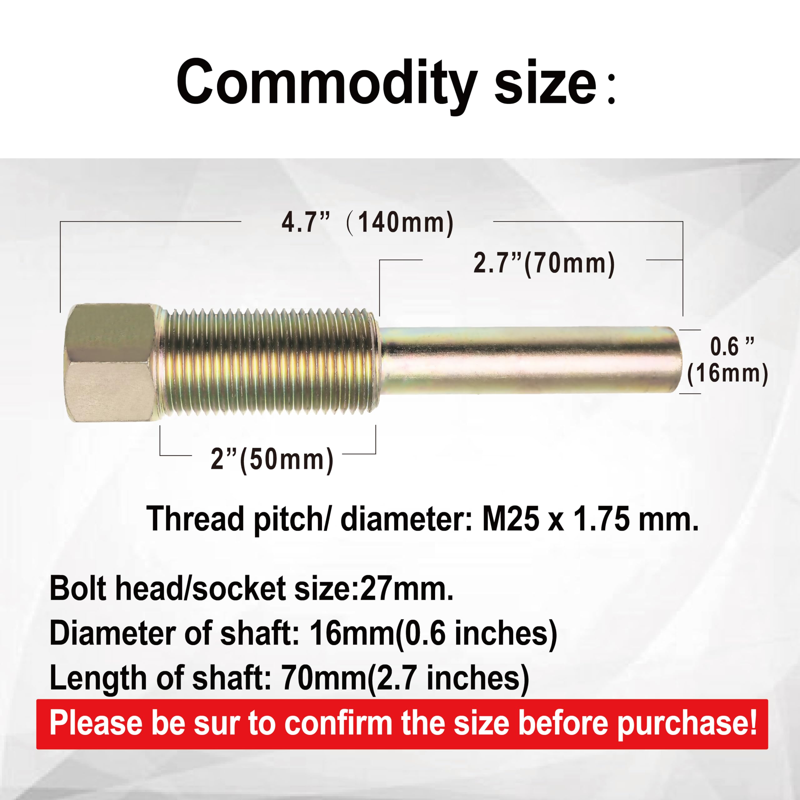 Primary& Secondary Drive Clutch Puller for Polaris All Models Ranger,RZR,Sportsman,General,Scrambler,Worker,Xpedition,Trail Boss