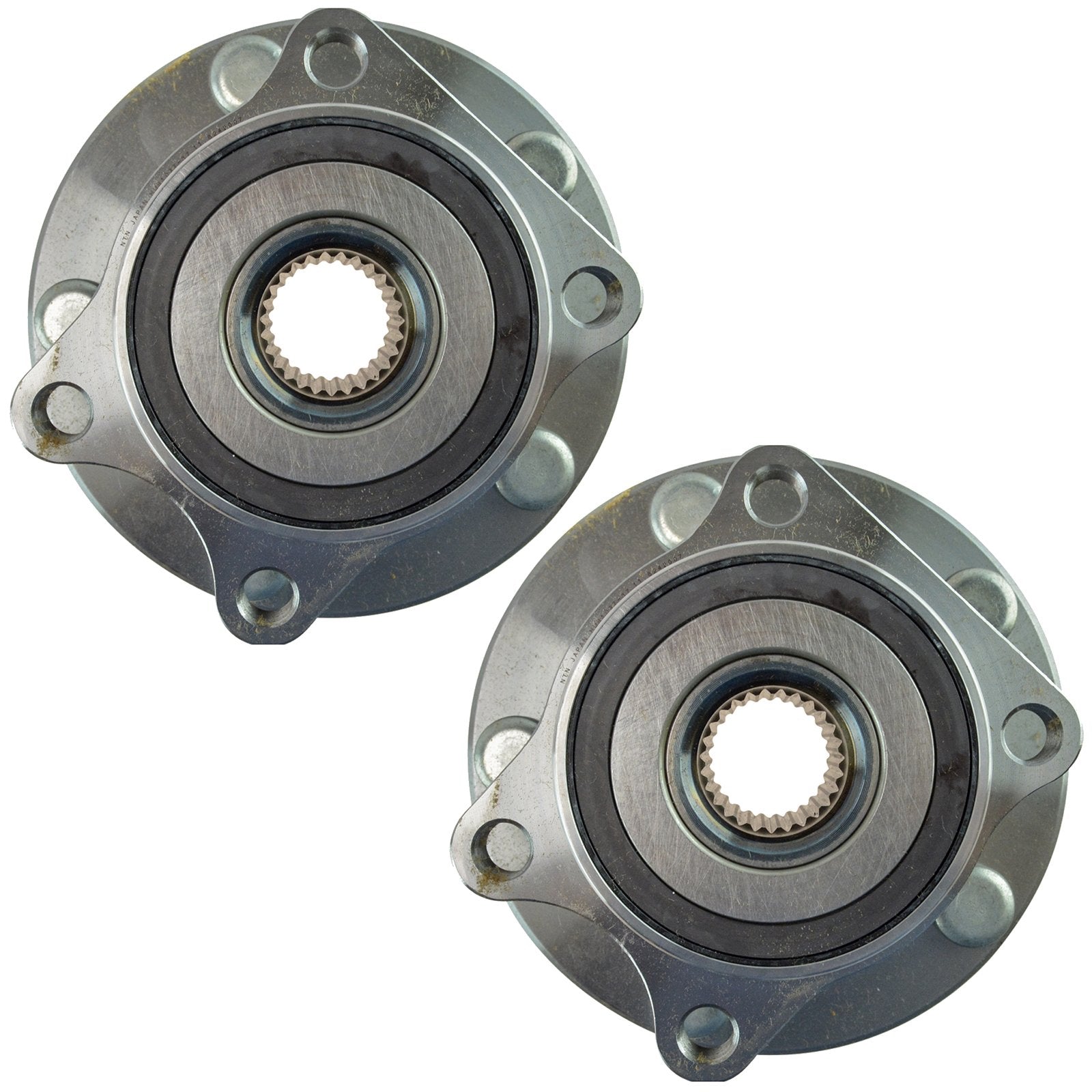 Trq Front Wheel Hub Bearings Assembly Set Compatible With 2019 Subaru Ascent 2019-2021 Forester 2004-2014 Impreza 2015-2020 Lega