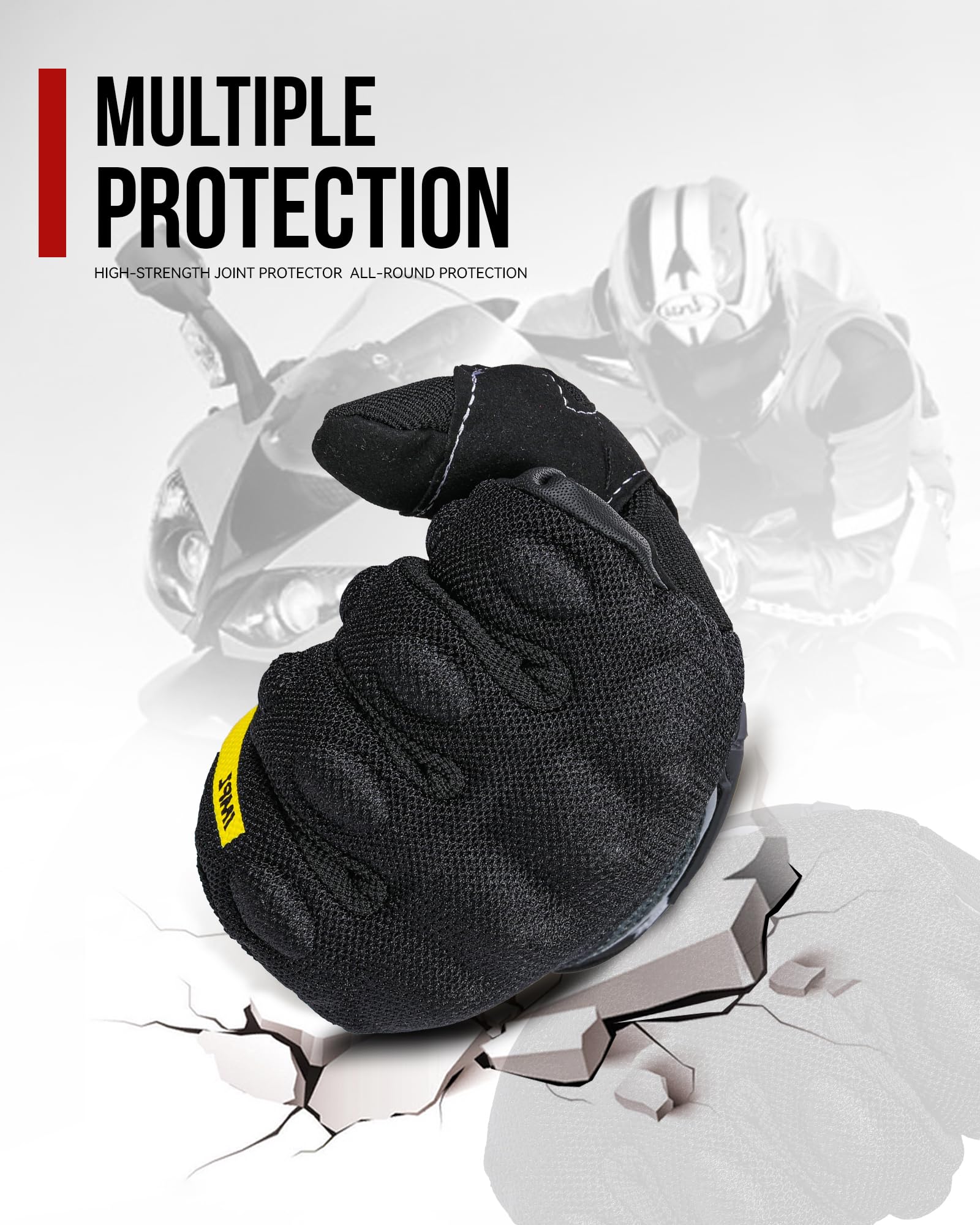 Borleni Motorcycle Riding Gloves Touch Screen Full Finger Gloves Motocross Road Racing Bike Outdoor Sports Gloves For Women Men