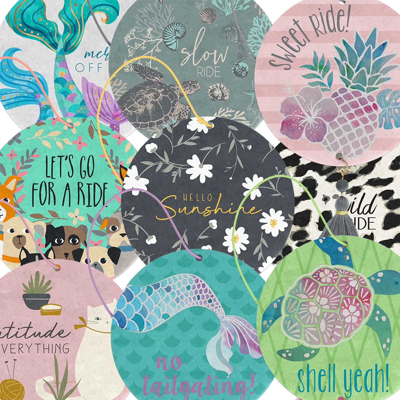 Karma Air Freshener Think Happy Leather