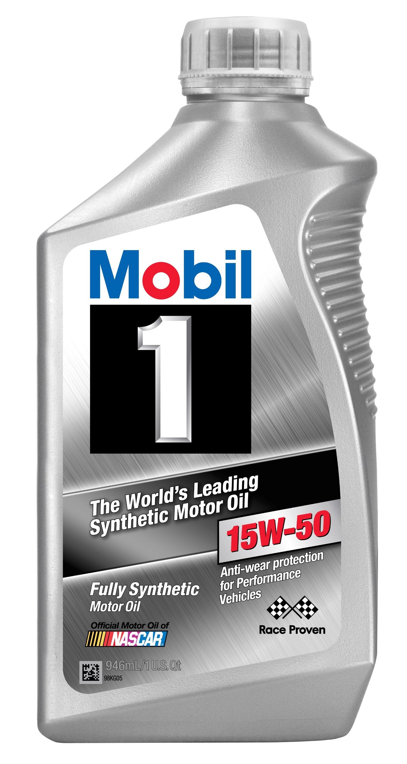 Mobil 1 98JM55 15W50 Synthetic Motor Oil  1 Quart
