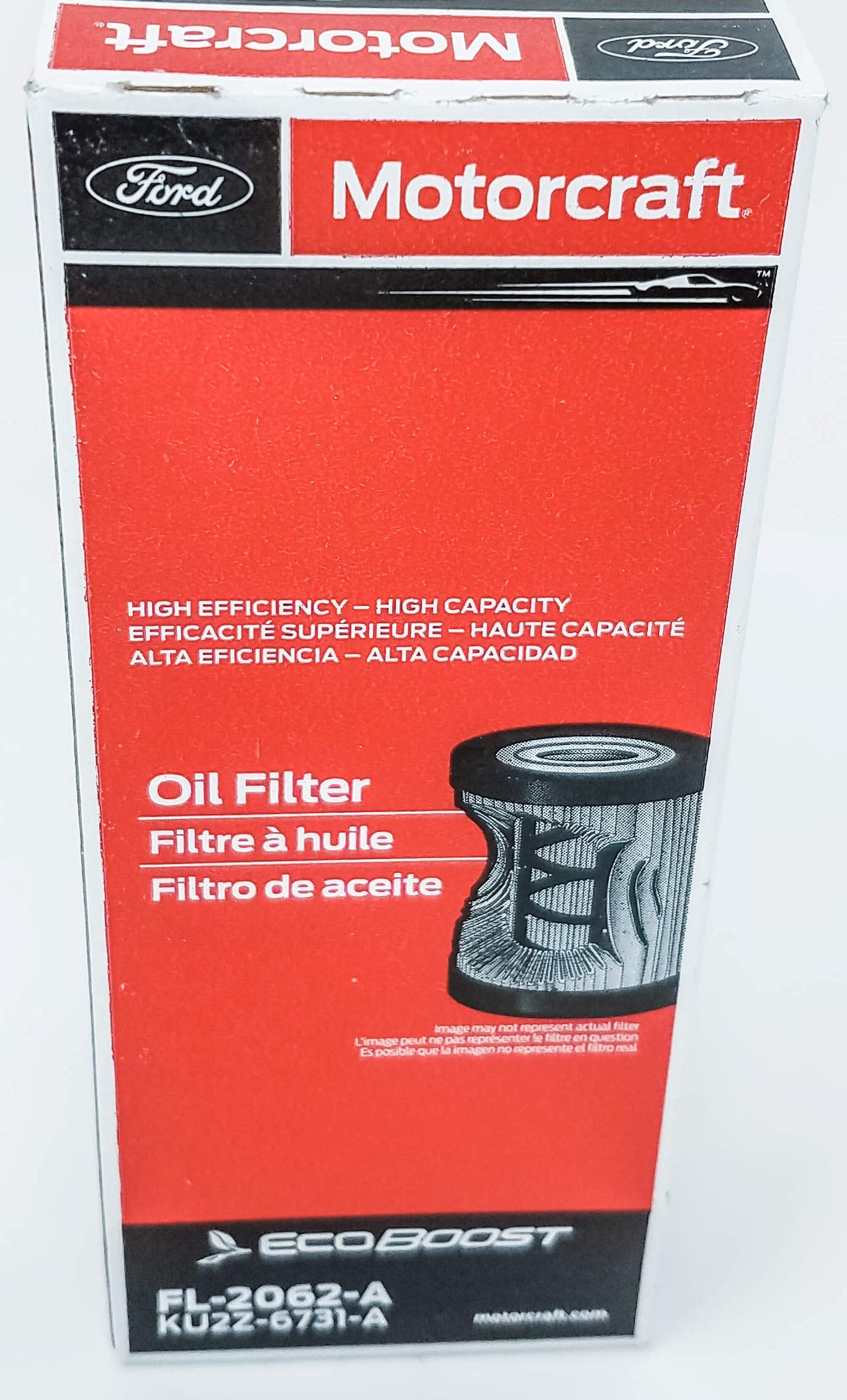 Motorcraft FL2062A Oil Filter - Multi-fiber High-Density Media, Durable Performance