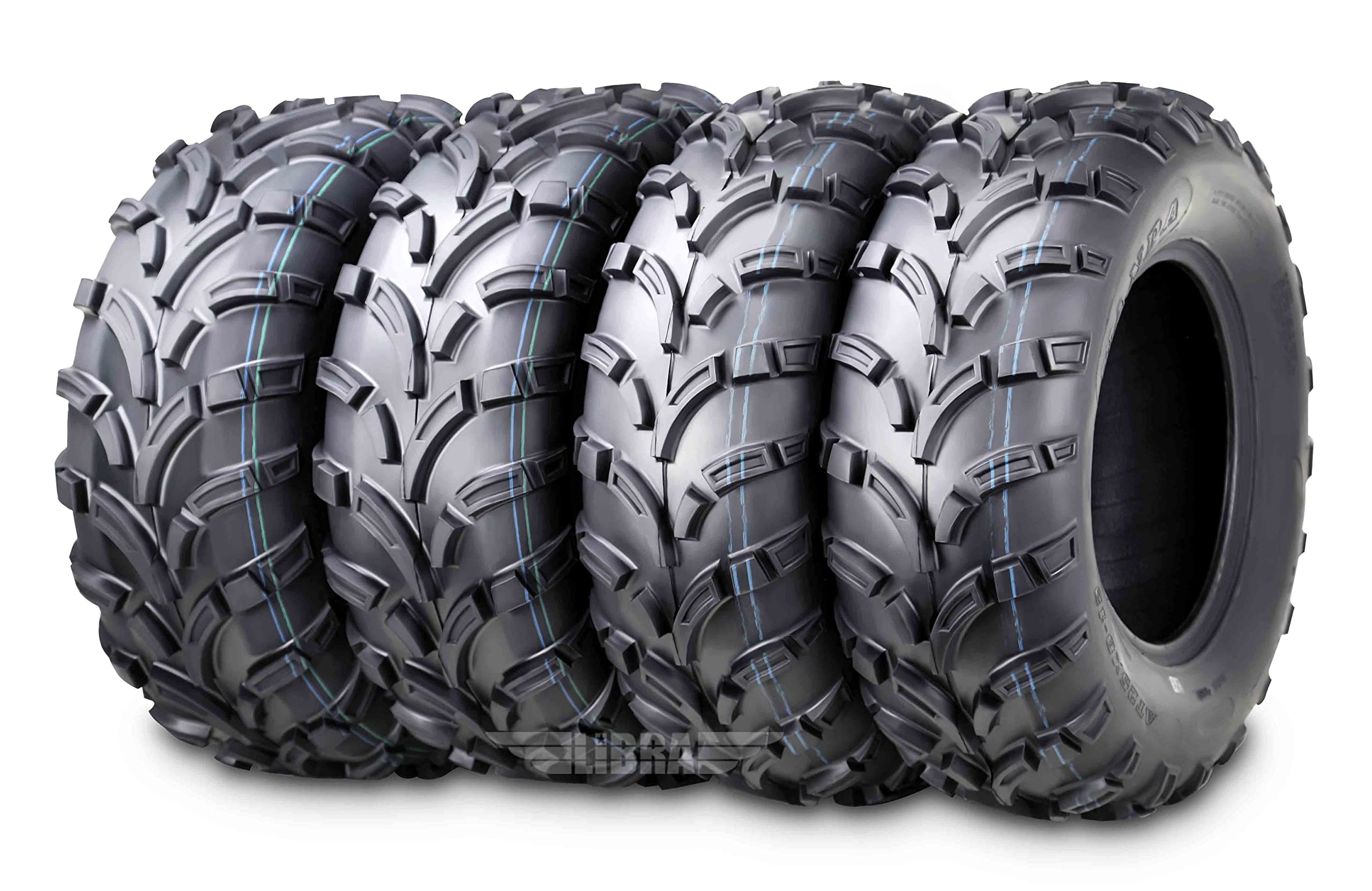 Wanda Utv Atv Tires 23X8-11 Front & 24X9-11 Rear /6Pr P373 Lit Mud