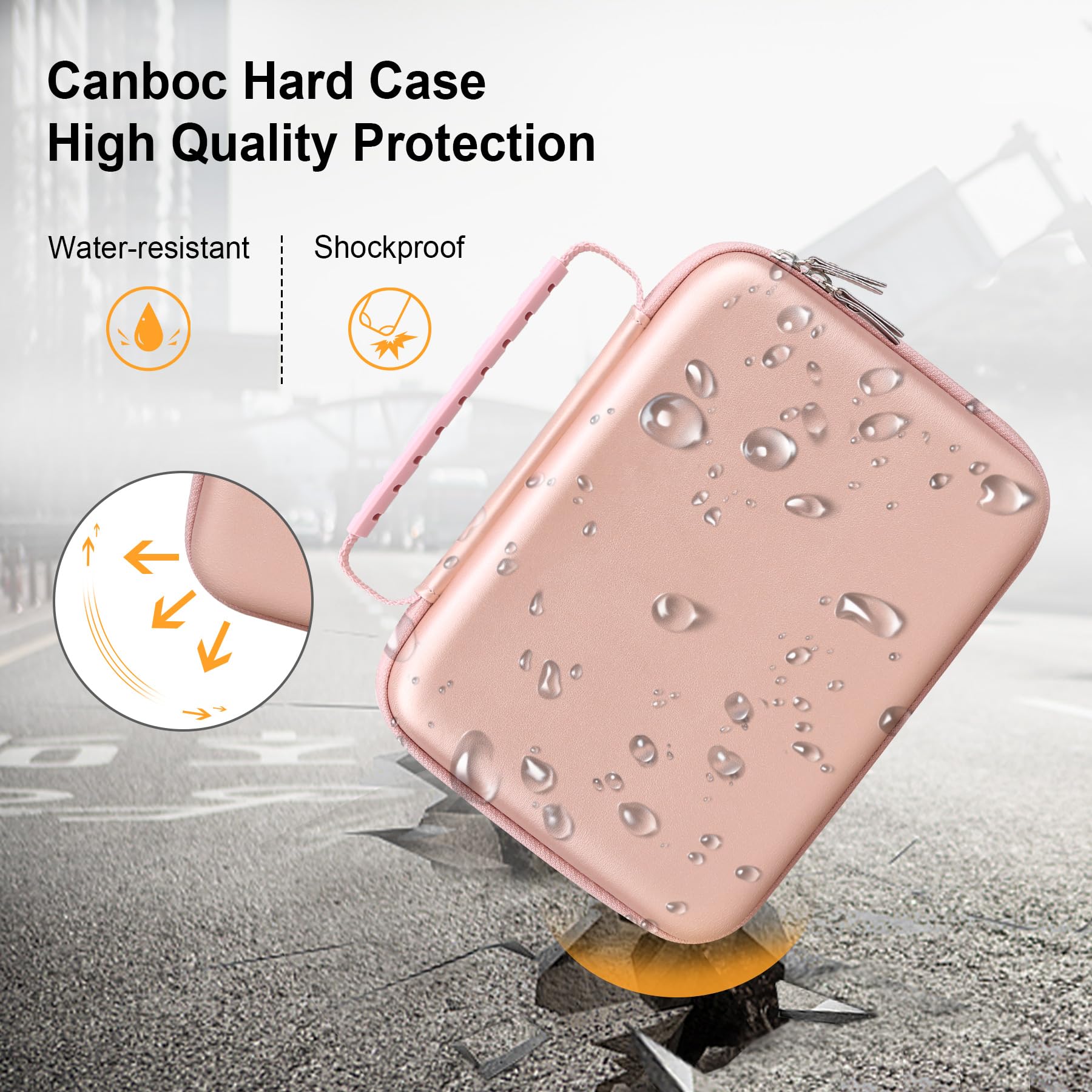 Canboc Carrying Case for Halo Bolt 58830/57720/44400/ACDC Max 55500 mWh Portable Car Jump Starter, Phone Laptop Charger Power Ba