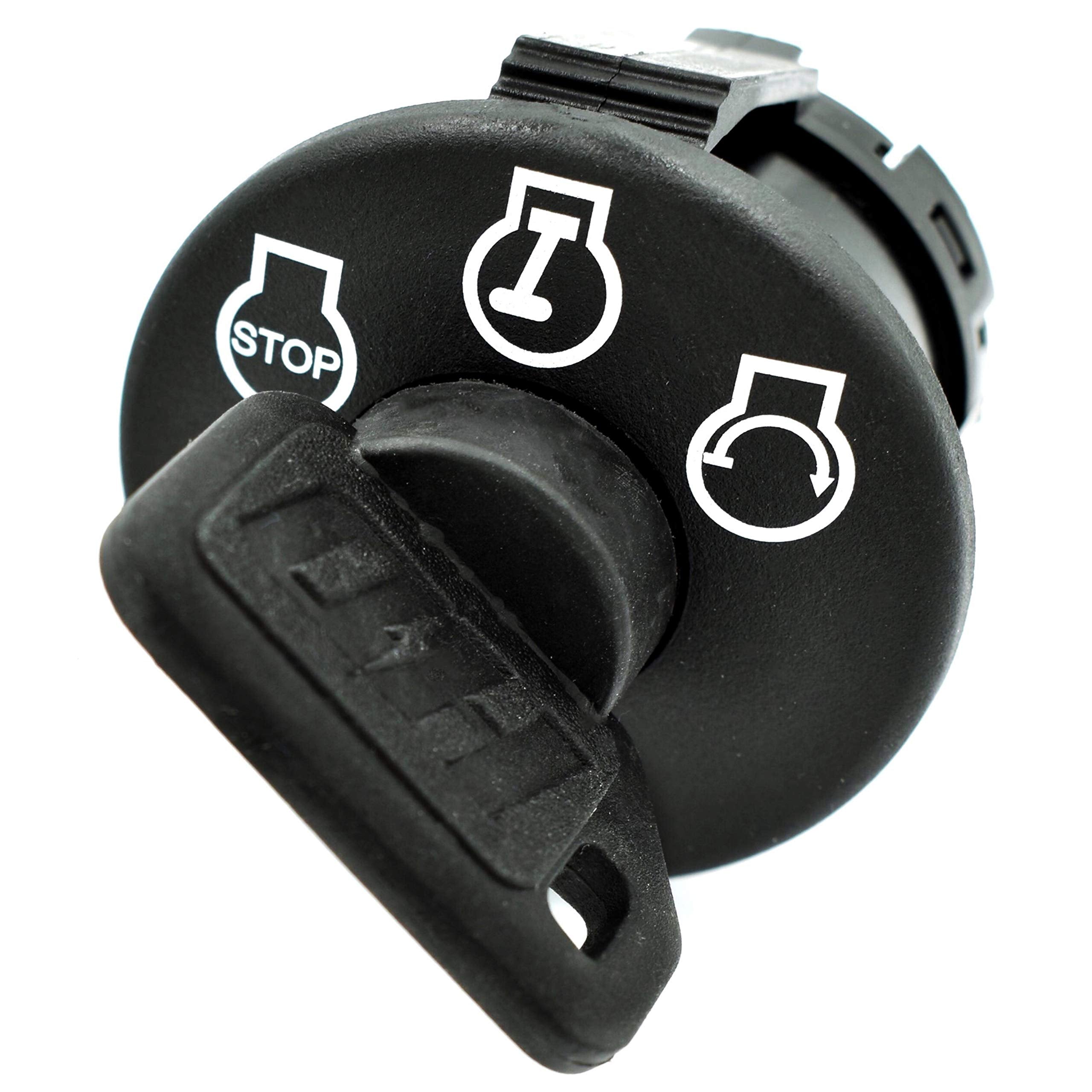 HD Switch Starter Ignition Switch NO Headlights 3 Position Replaces John Deere AM132808 AM122881 LT133 LT155 LT166 LT190 LTR155