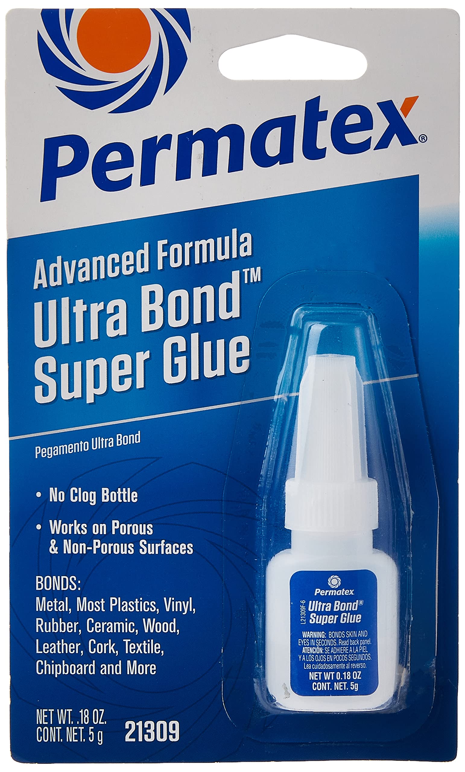 Permatex 21309 Ultra Bond Super Glue, 5 G