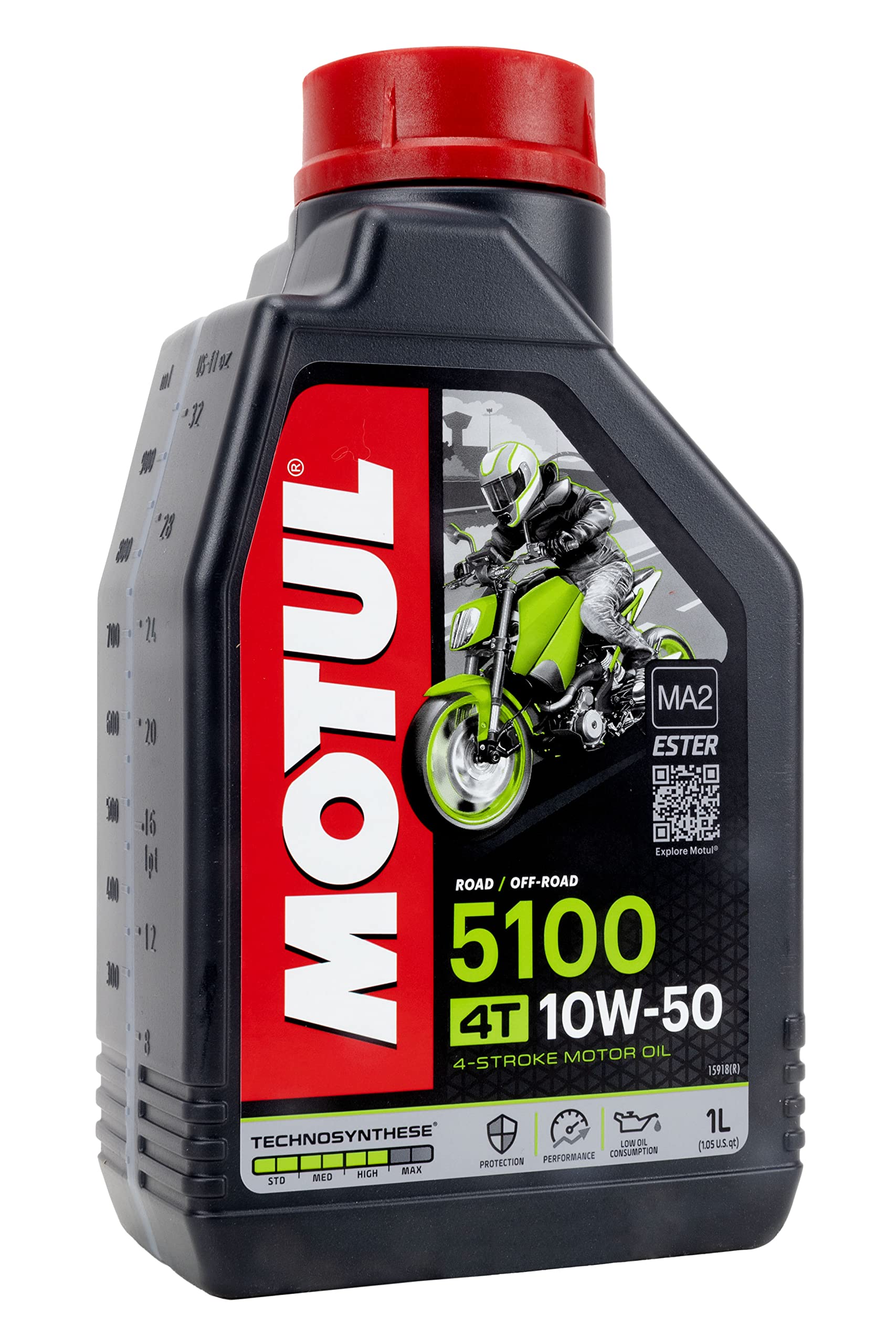 Motul 5100 4T 10W50 Synthetic Blend 1 Liter