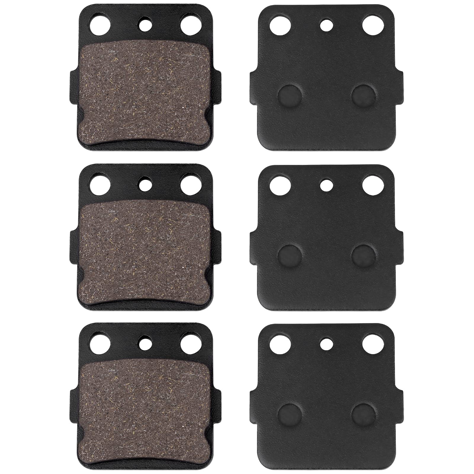 Front And Rear Brake Pads Replacement For Yamaha Raptor 350 Yfm350 Yfm350Rse2 Raptor 660R Yfm660R Honda Fourtrax 250 Trx250 Trx2