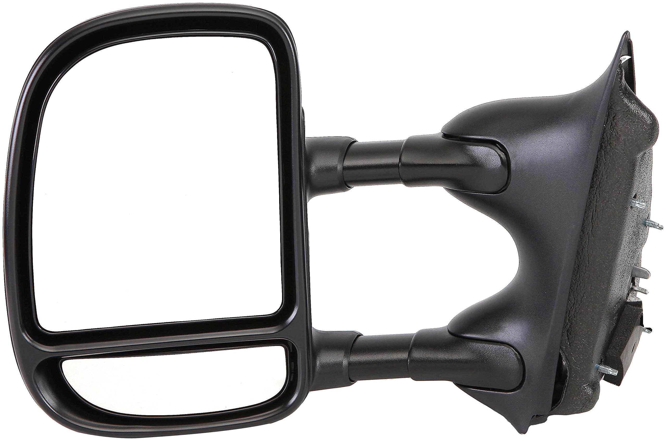 Dorman 955-1122 Driver Side Manual Door Mirror - Folding Compatible with Select Ford Models, Black