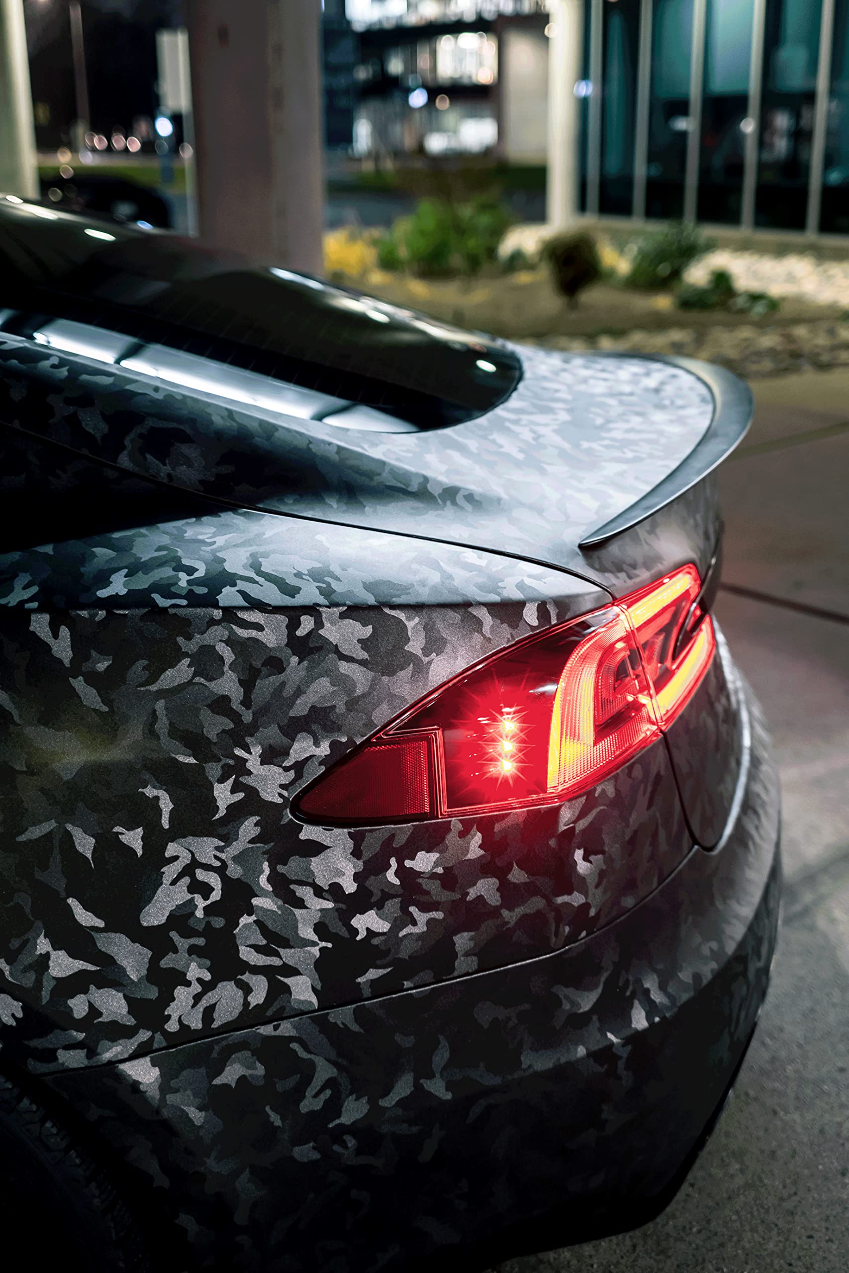 Vvivid+ Stealth Medium Pattern Camouflage Vinyl Wrap Roll (50Ft X 5Ft, Ghost Metal)