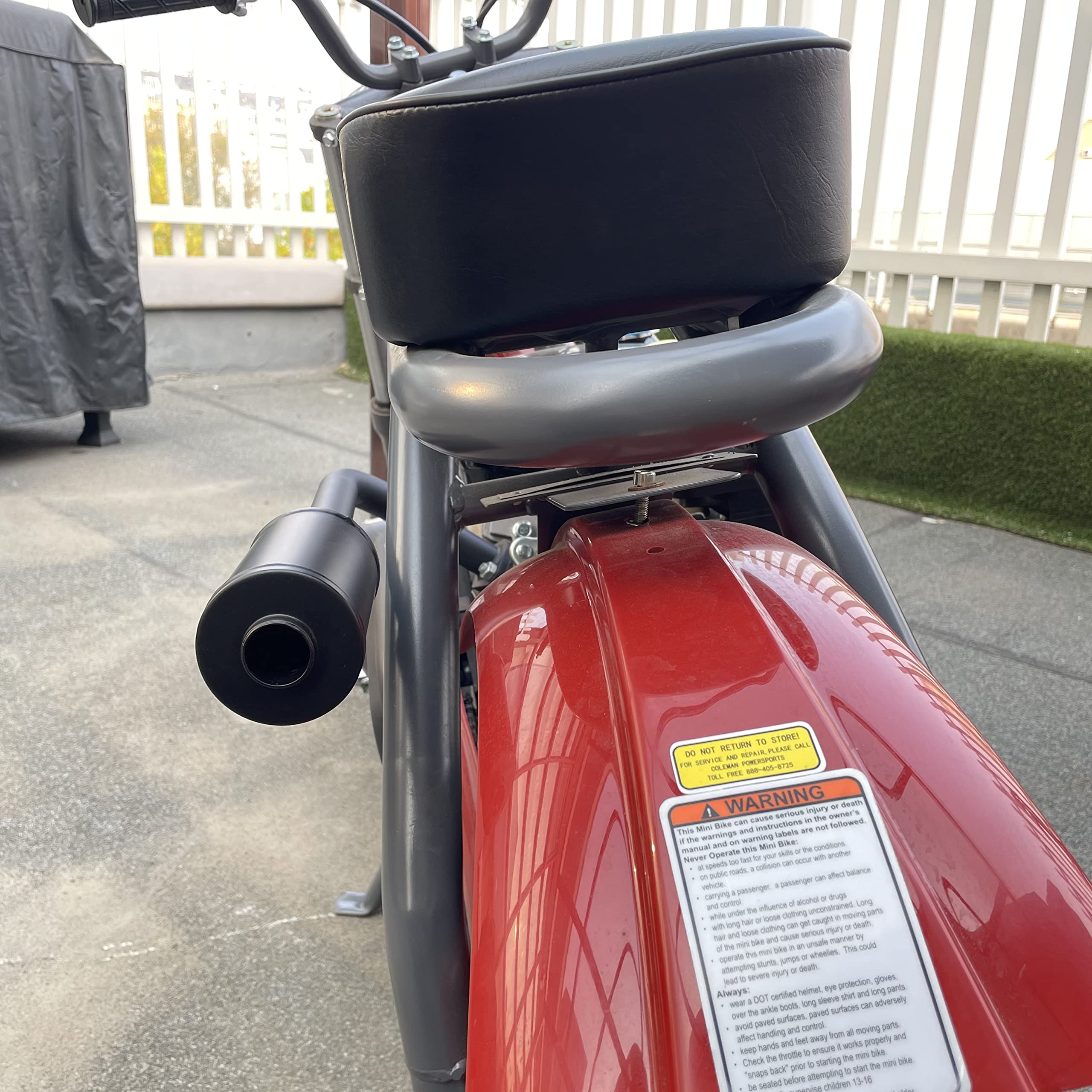 Exhaust with Muffler For Coleman Powersports CT200U BT200X KT196 RB200 MB200,For Predator 212cc 196cc/6.5HP Go Kart and Gas Mini