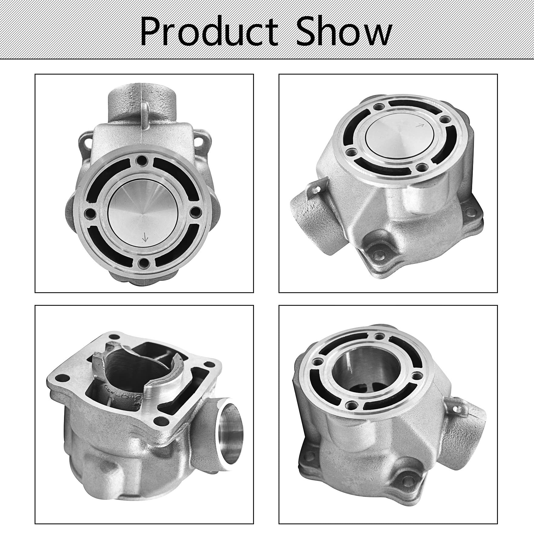 Waltyotur Cylinder Piston Gasket Top End Kit 4Es-11311-30-00 Replacement For Yamaha Yz85 2002-2022