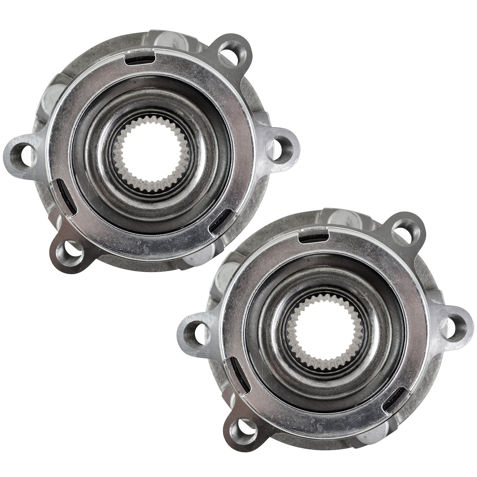 Trq Front Wheel Hub Bearings Assembly Set Compatible With 2013 Infiniti Jx35 2019-2021 Qx50 2014-2020 Qx60 2007-2018 Nissan Alti