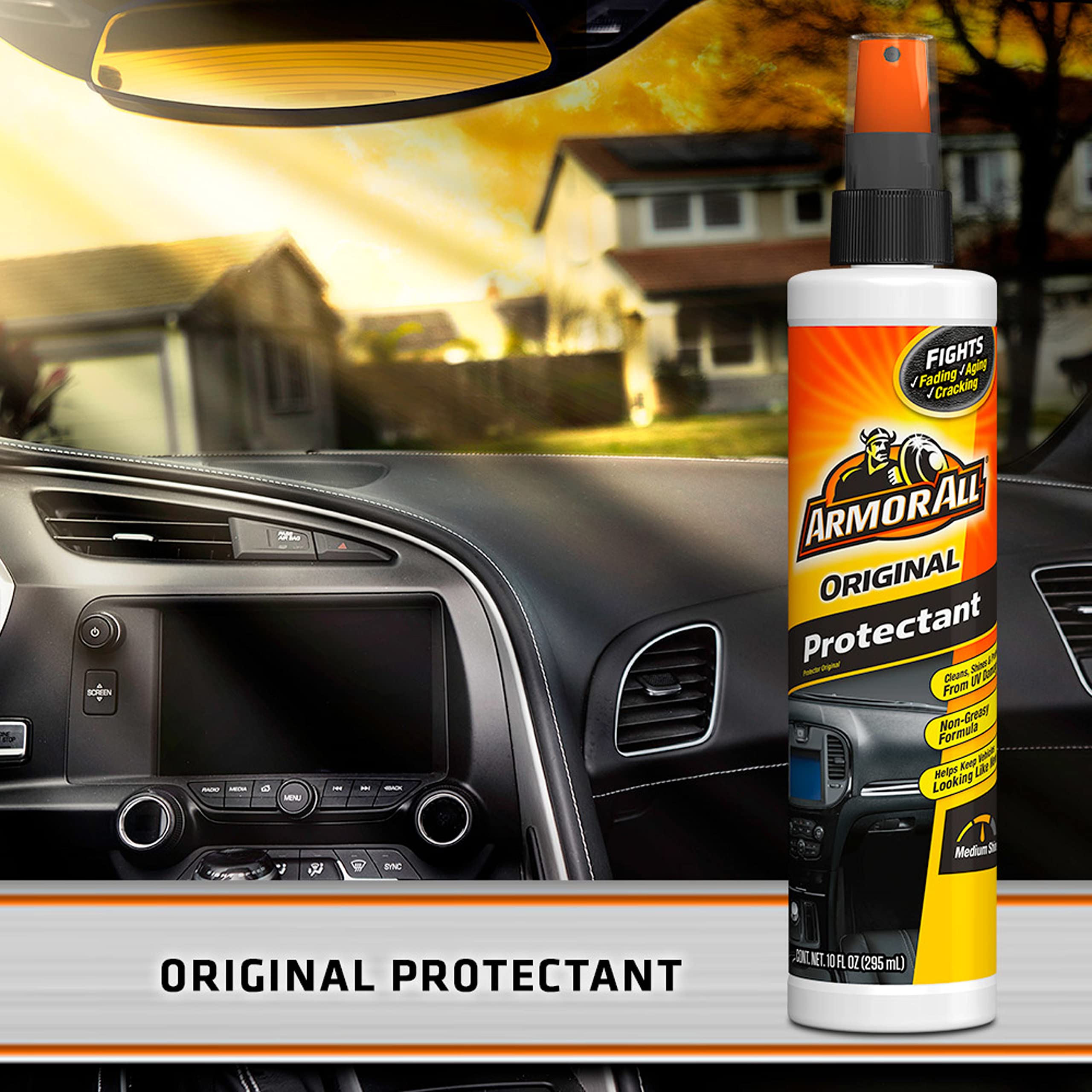 Armor All Interior Car Cleaner Spray Bottle, Protectant Cleaning for Cars, Truck, Motorcycle, Pump Sprayer 11010-12PK, 10 Oz (12
