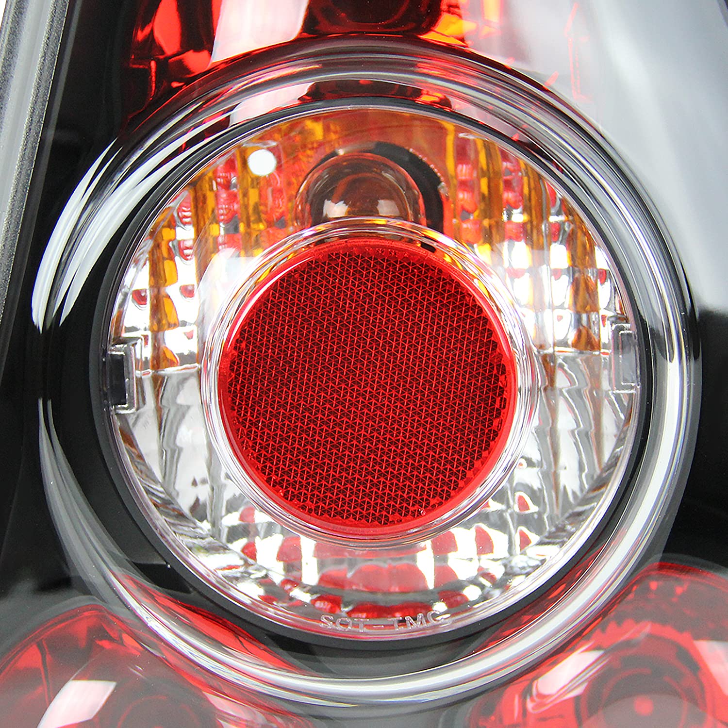 Spec-D Tuning Black Housing Clear Lens Tail Lights Compatible with 1999-2005 VW Jetta/Bora MK4 4-door Sedan, Left + Right Pair Assembly