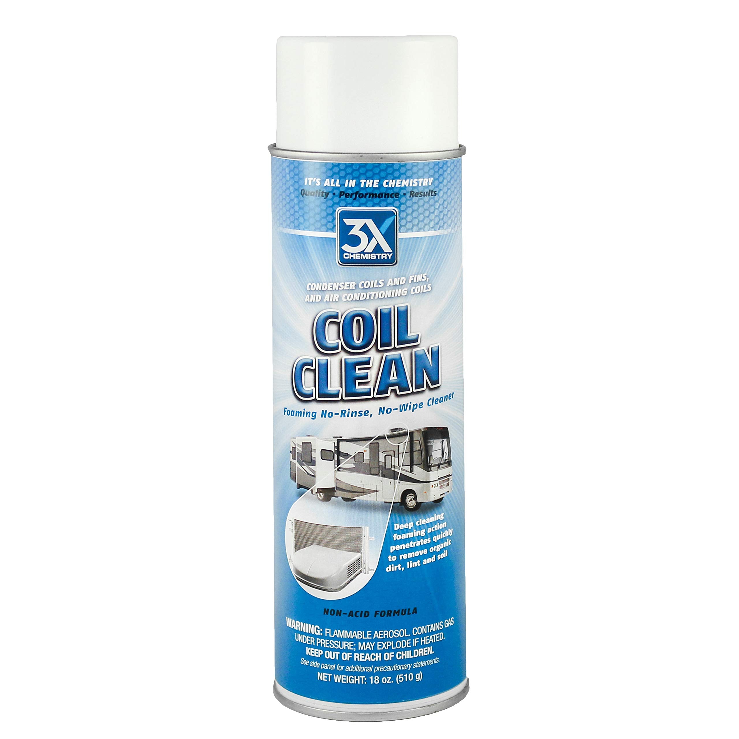 3X:Chemistry 46822 Foaming Coil Cleaner - 18 Oz.